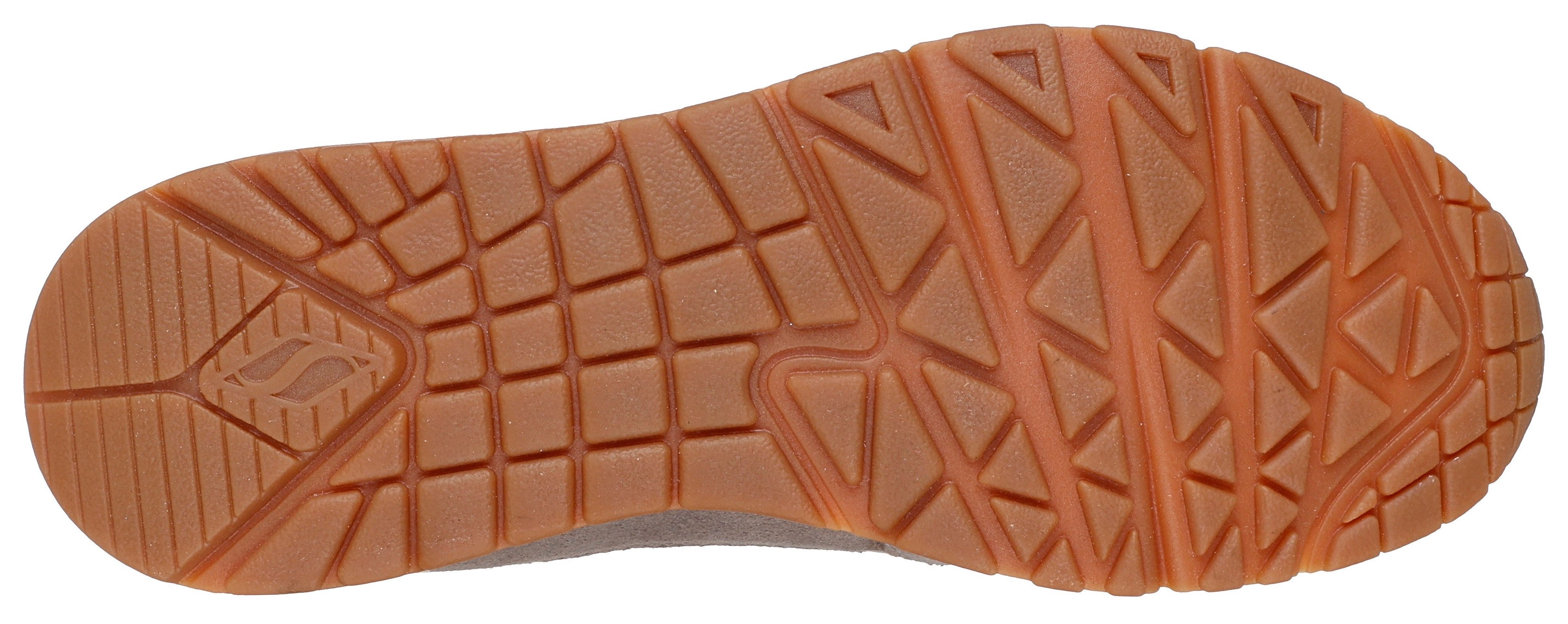 Skechers Sneakers met sleehak UNO-STACRE SHINE High top sneaker, veterboots met luchtkamer zool