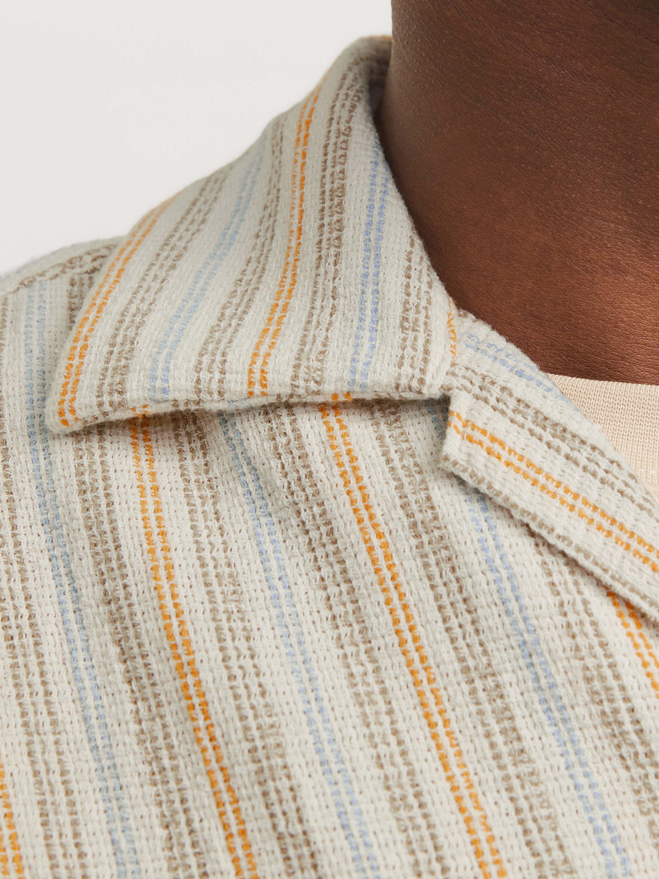 Jack & Jones Overhemd met korte mouwen JORCOBA STRIPE RESORT SHIRT SS SN