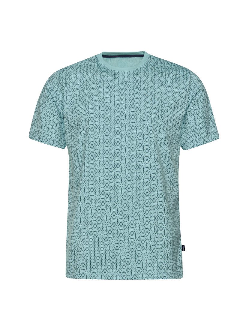 Trigema Pyjama TRIGEMA T-shirt met allover vintage-patroon (1-delig)