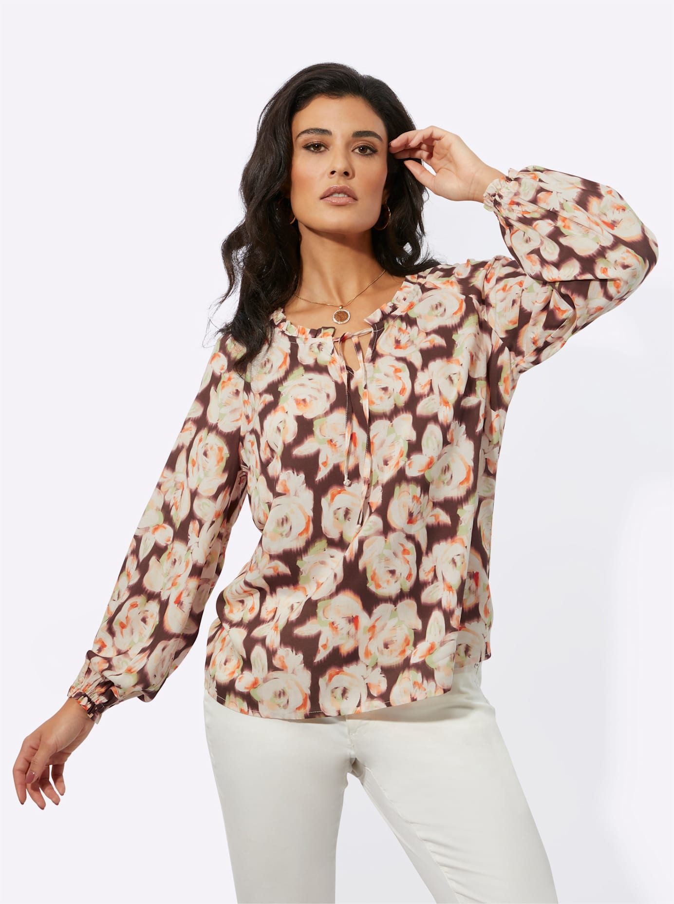 Creation L Gedessineerde blouse