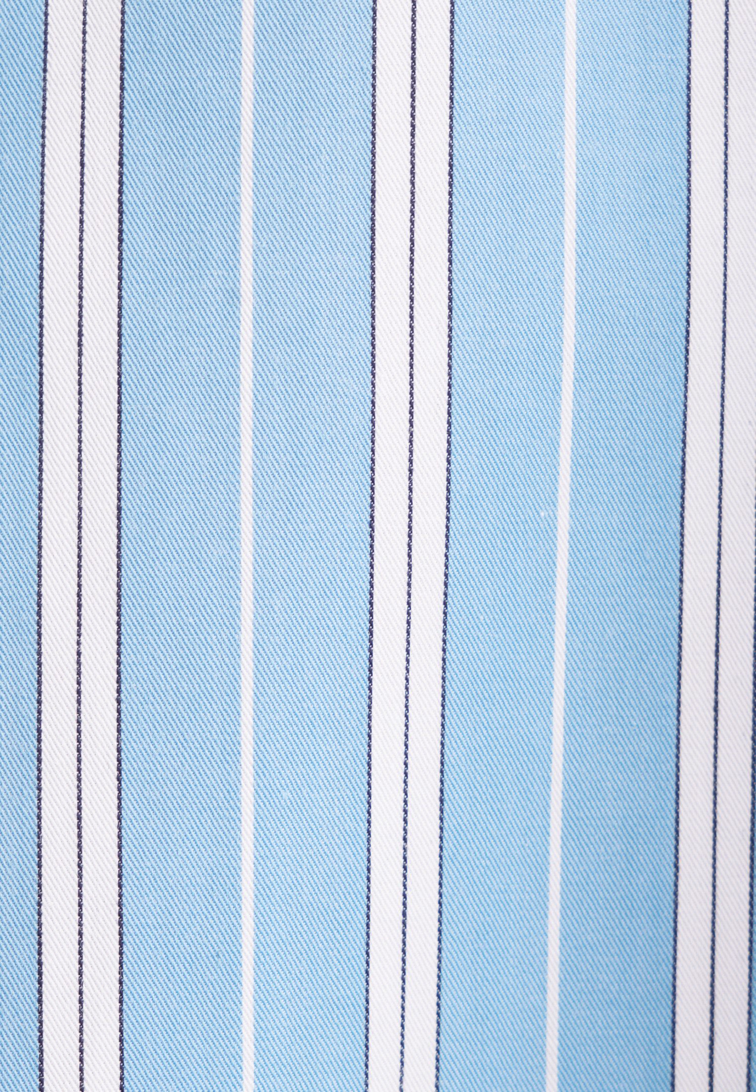 seidensticker Lange blouse Zwarte roos Lange mouwen kraag strepen