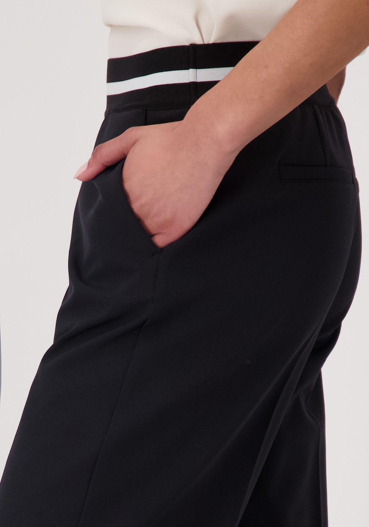 Monari Culotte Broek met elastiek 66cm