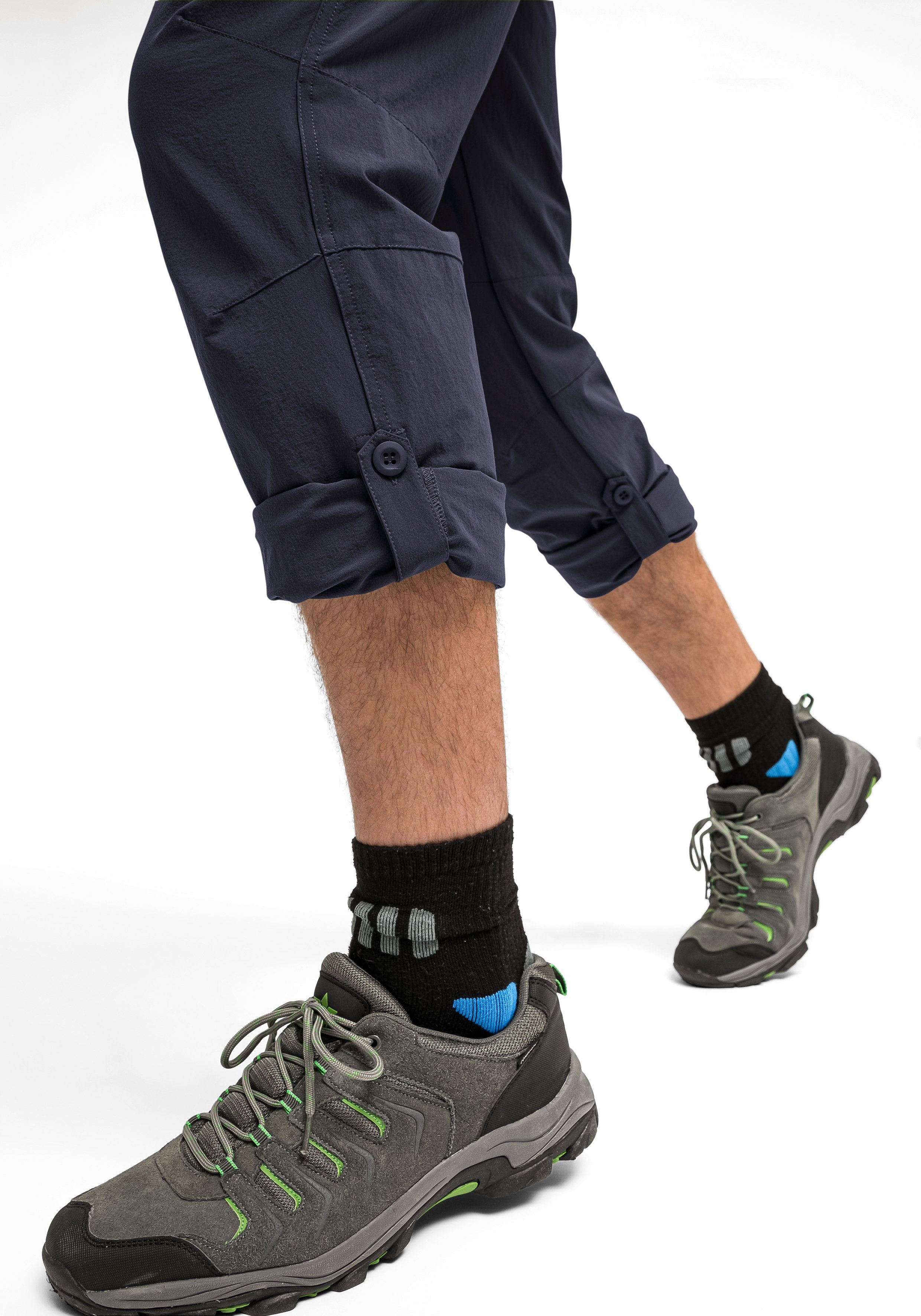 Maier Sports Functionele broek Nil Herenwandelbroek, ventilerende outdoorbroek met oprolfunctie