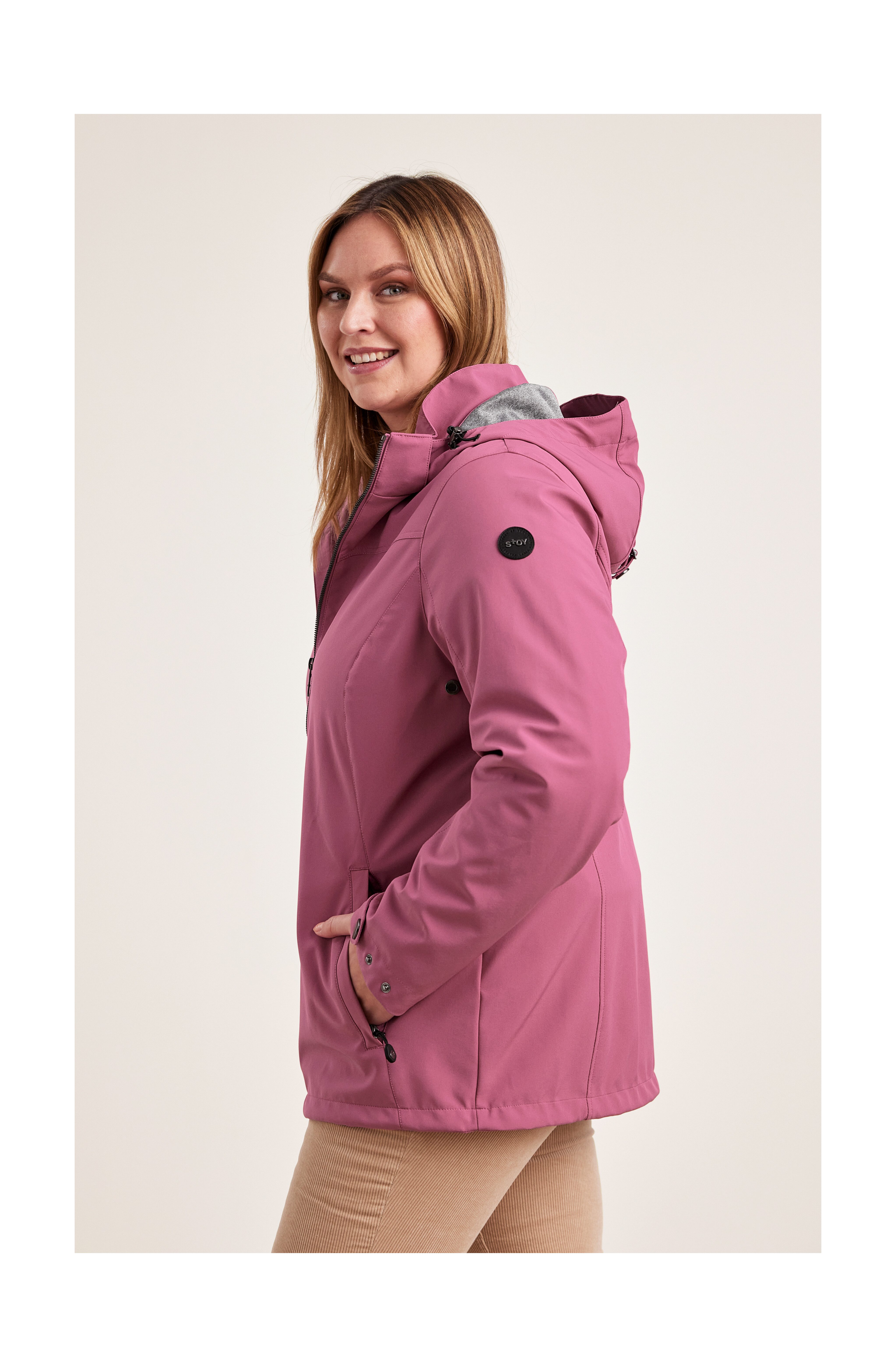 STOY Softshell-jack STS 1 WMN SFTSHLL JCKT Dames softshelljack: waterafstotend, winddicht, ademend