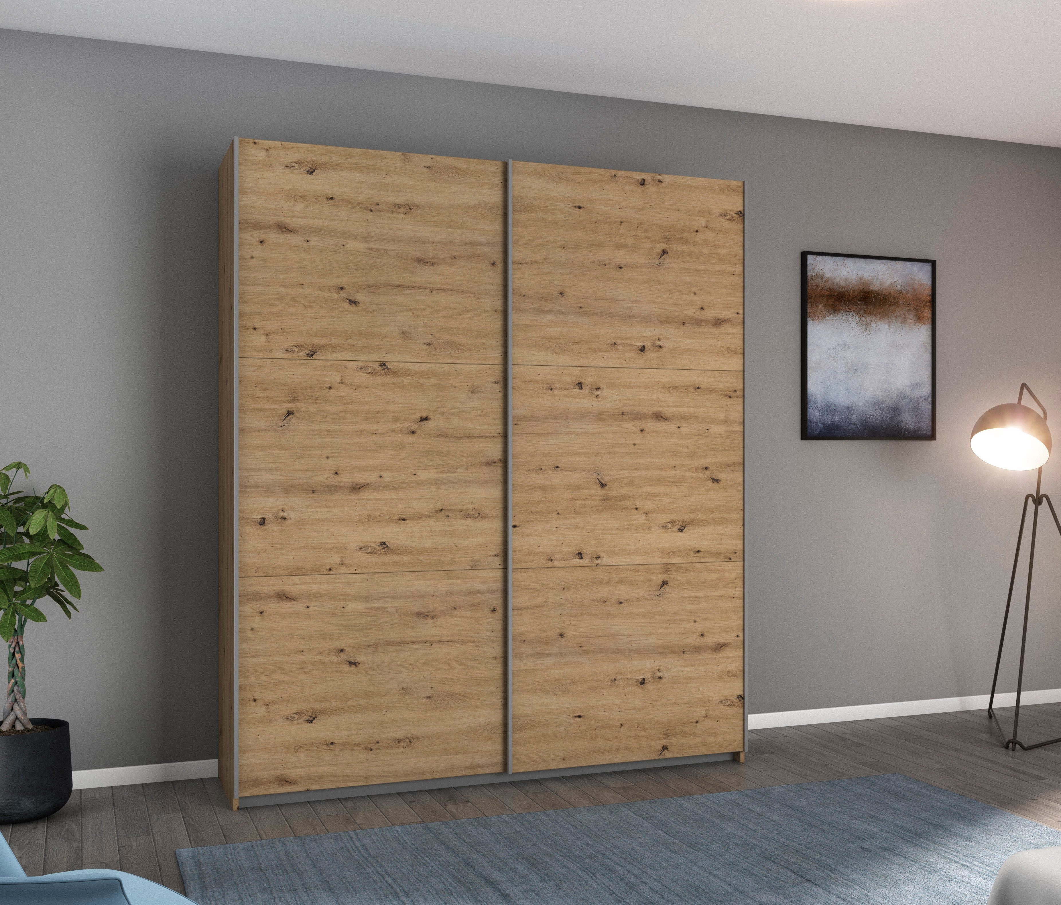 rauch Zweefdeurkast AURELIO kledingkast garderobe TOPSELLER OTTO´s CHOICE 3 verschillende uitrustingsvarianten handgrepen van metaal made in germany