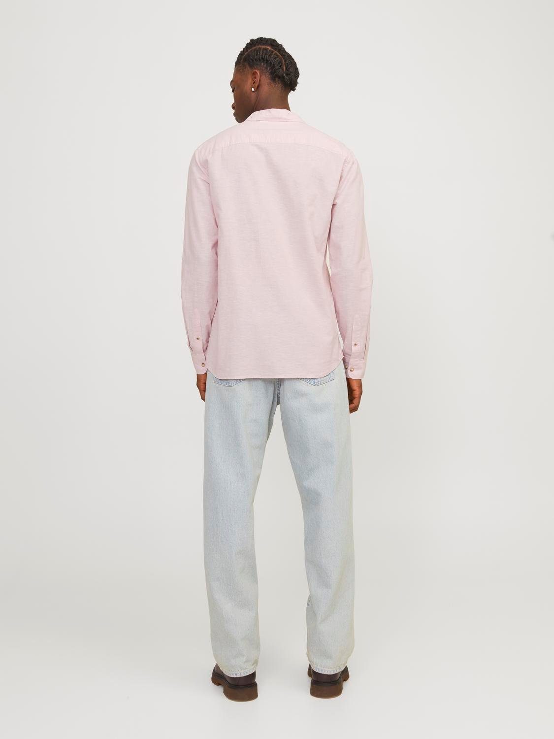 Jack & Jones Overhemd met lange mouwen JJESUMMER LINEN BLEND SHIRT LS SN