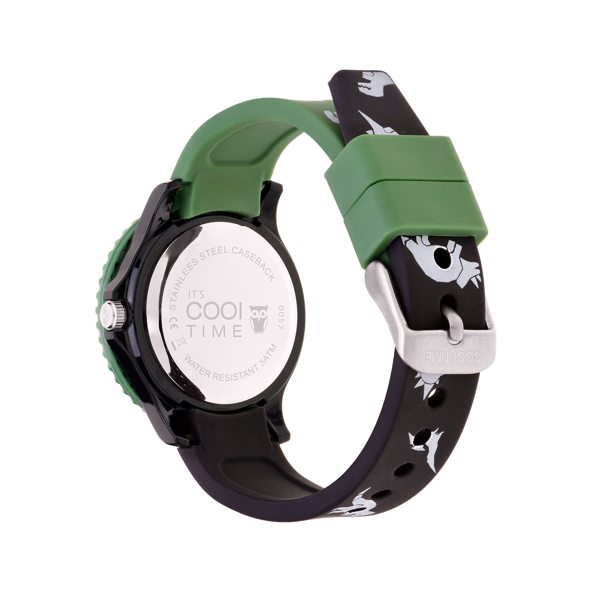 COOL TIME Kwartshorloge The Cool New Dino Horloge, siliconen armband, kinderhorloge, jongen, analoog