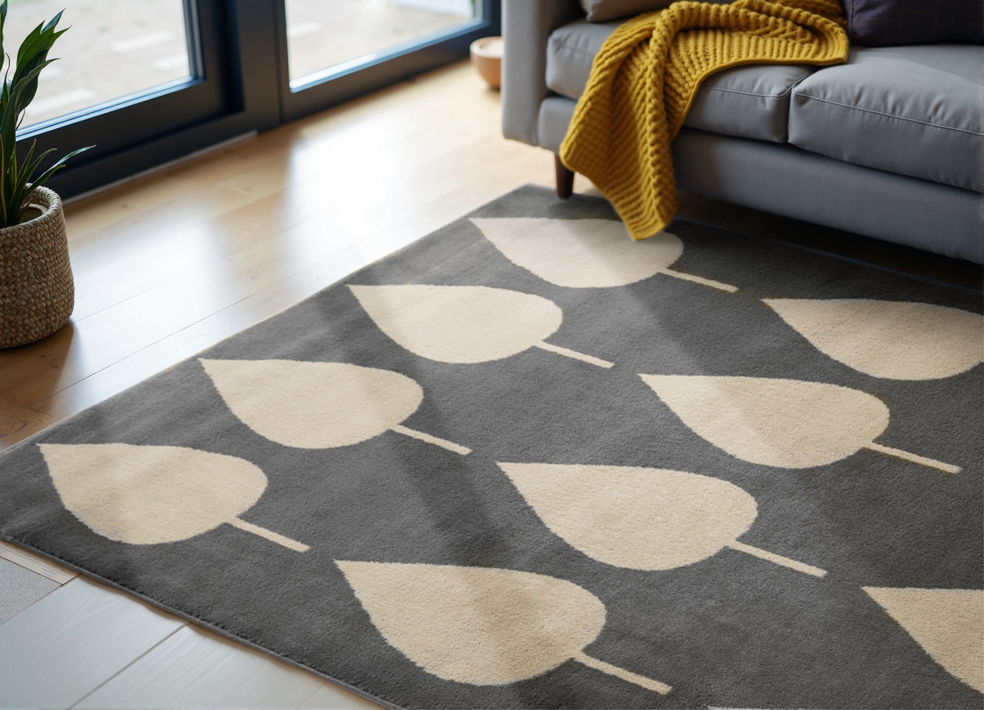 HANSE Home Kindervloerkleed Lovely Leaves Speeltapijt, stevig, kinderkamer, kortpolig, speelondergrond
