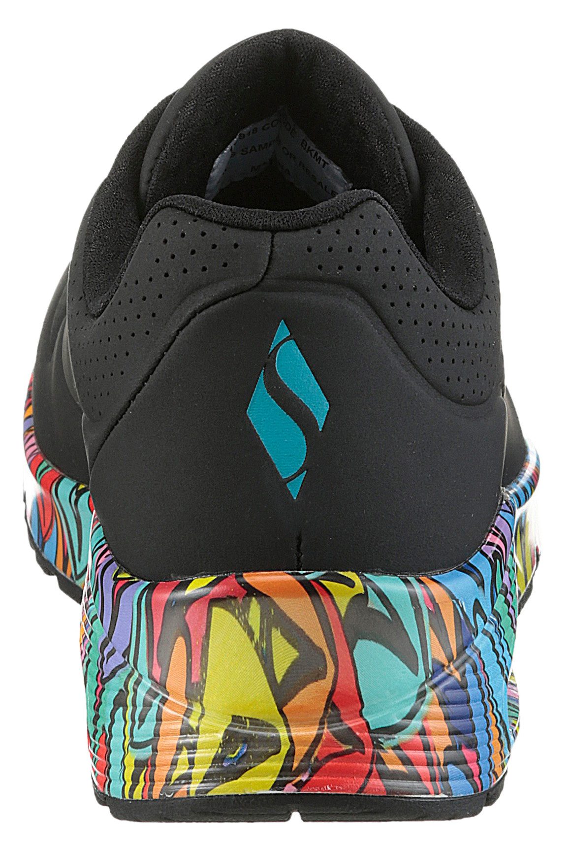 Skechers Sneakers Uno Plateausneaker, veterschoen met sleehak