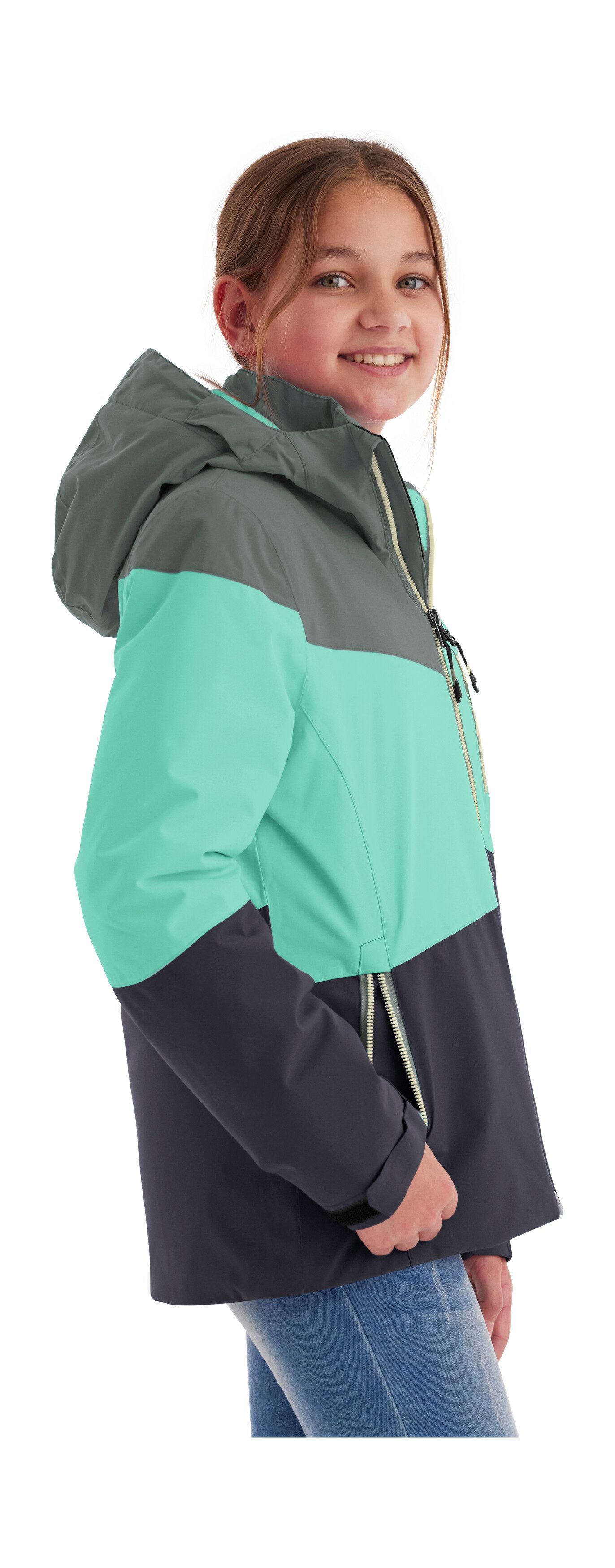 Killtec Outdoorjack KOW 170 GRLS JCKT Functionele jack met capuchon en sneeuwvang, waterdicht
