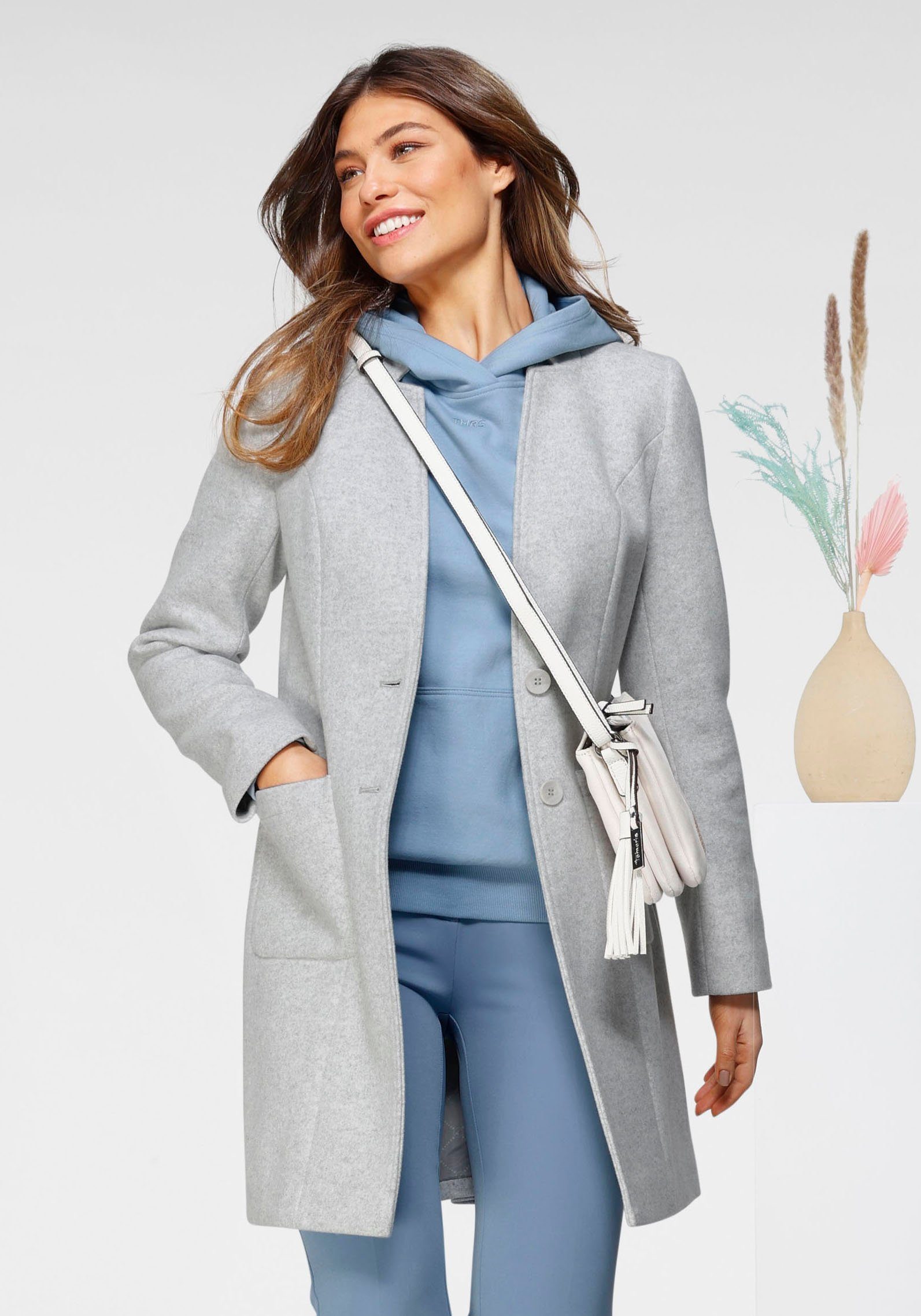 Tamaris Hoodie Lange mouwen, figuurvolgende snit, met capuchon