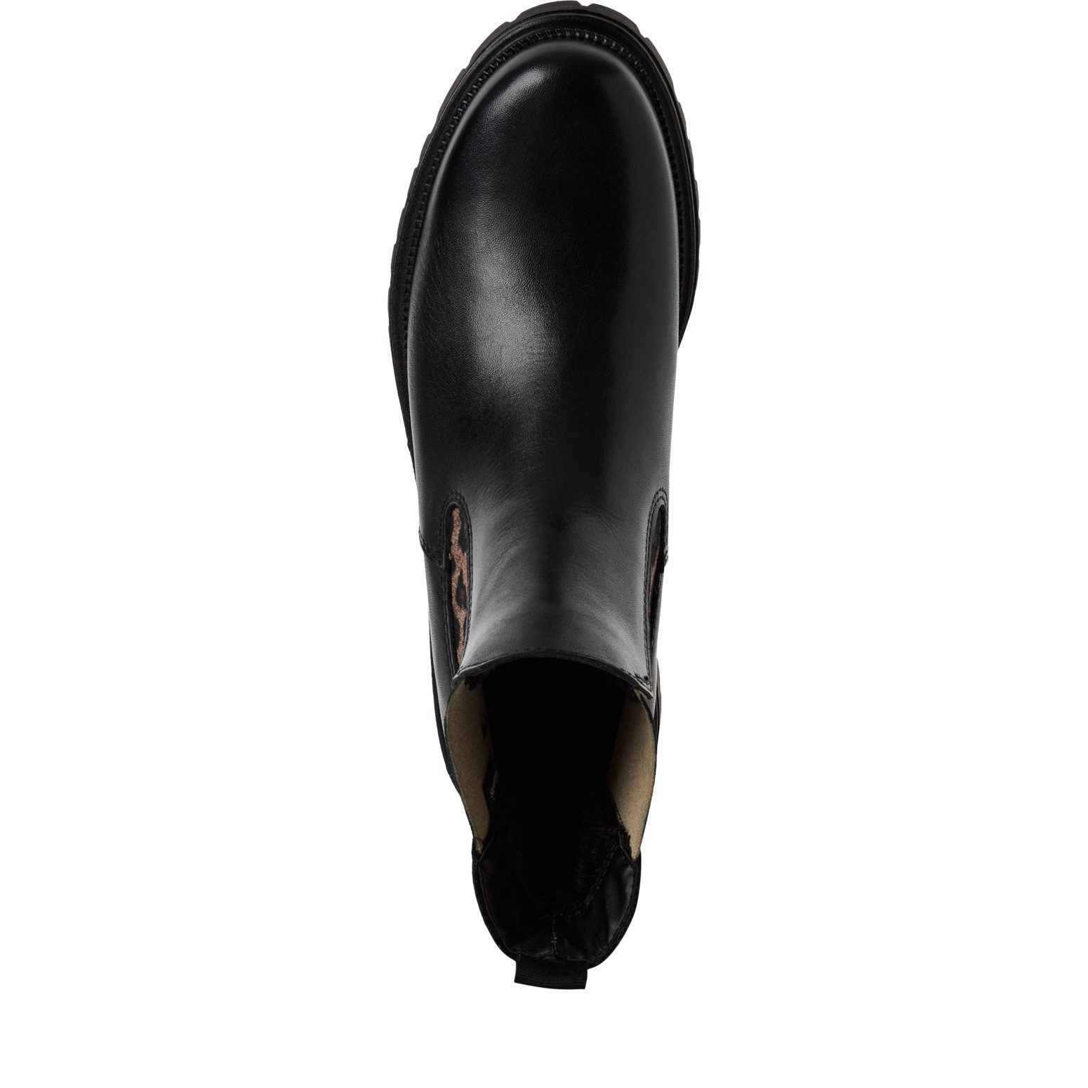 Tamaris Chelsea-boots , blokhak, instaplaarzen met stretchinzetten aan beide zijden