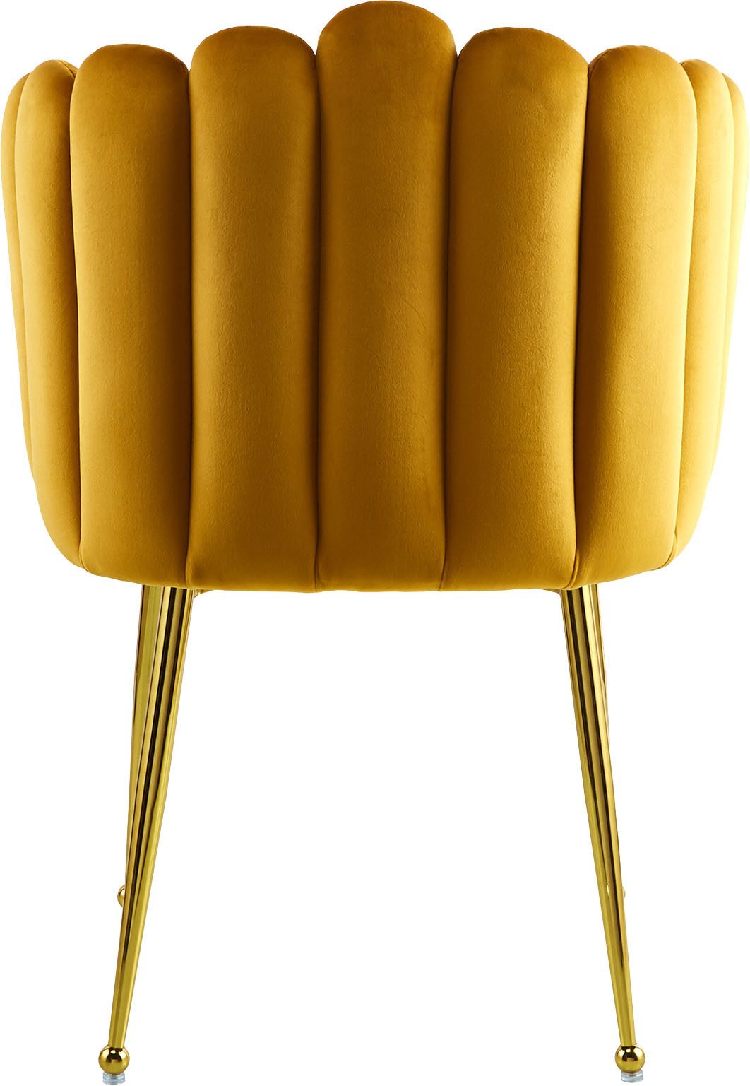Kayoom Stoel Muna 125, BESTSELLER! opvallende rug-/armleuning in schelpvorm opvallende gevlochten rugleuning, fluwelen bekleding, goudkleurige poten (1 stuk)