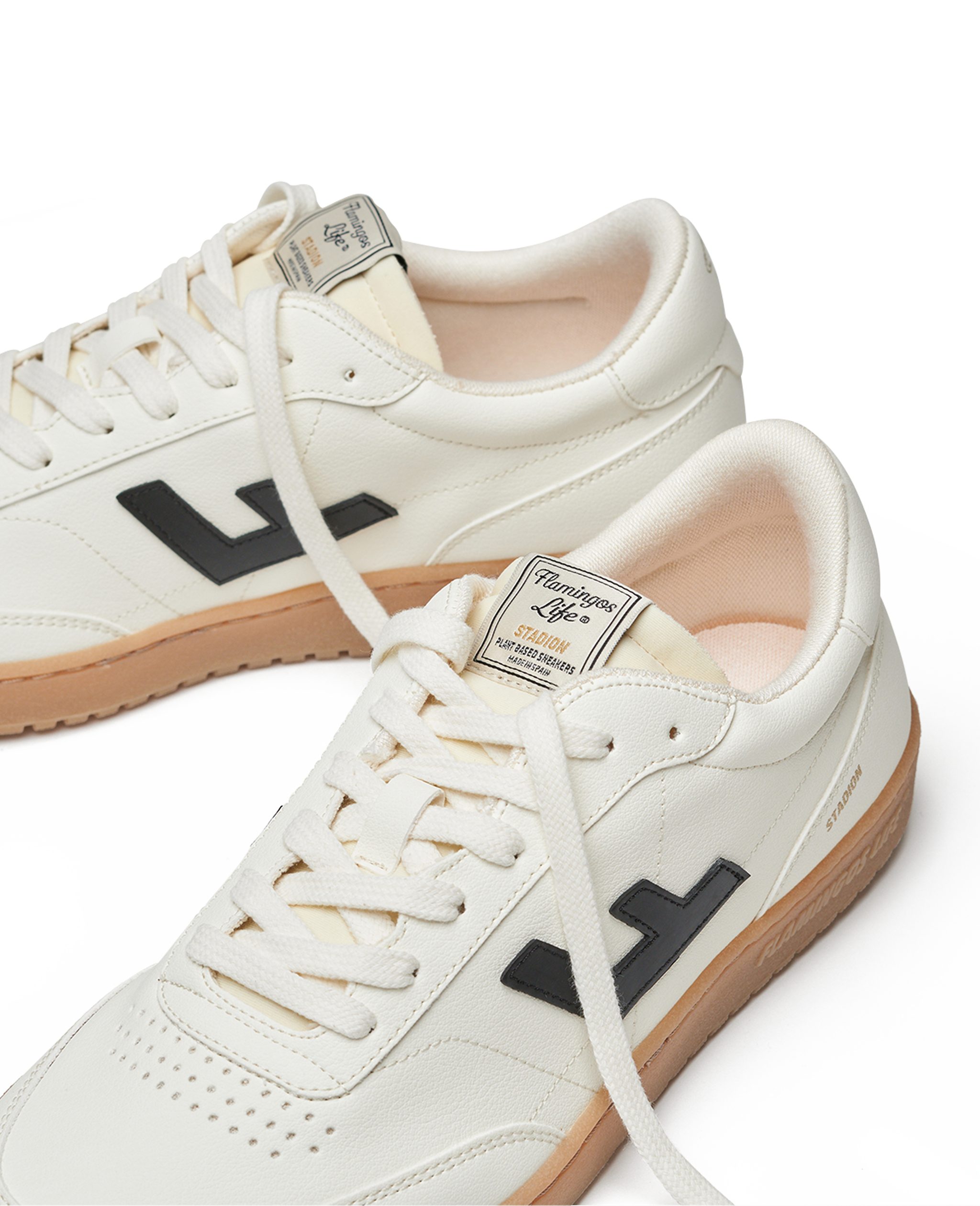 MUSTANG Sneakers STADION vegan sneakers, bovenmateriaal van 68% maïsrestanten