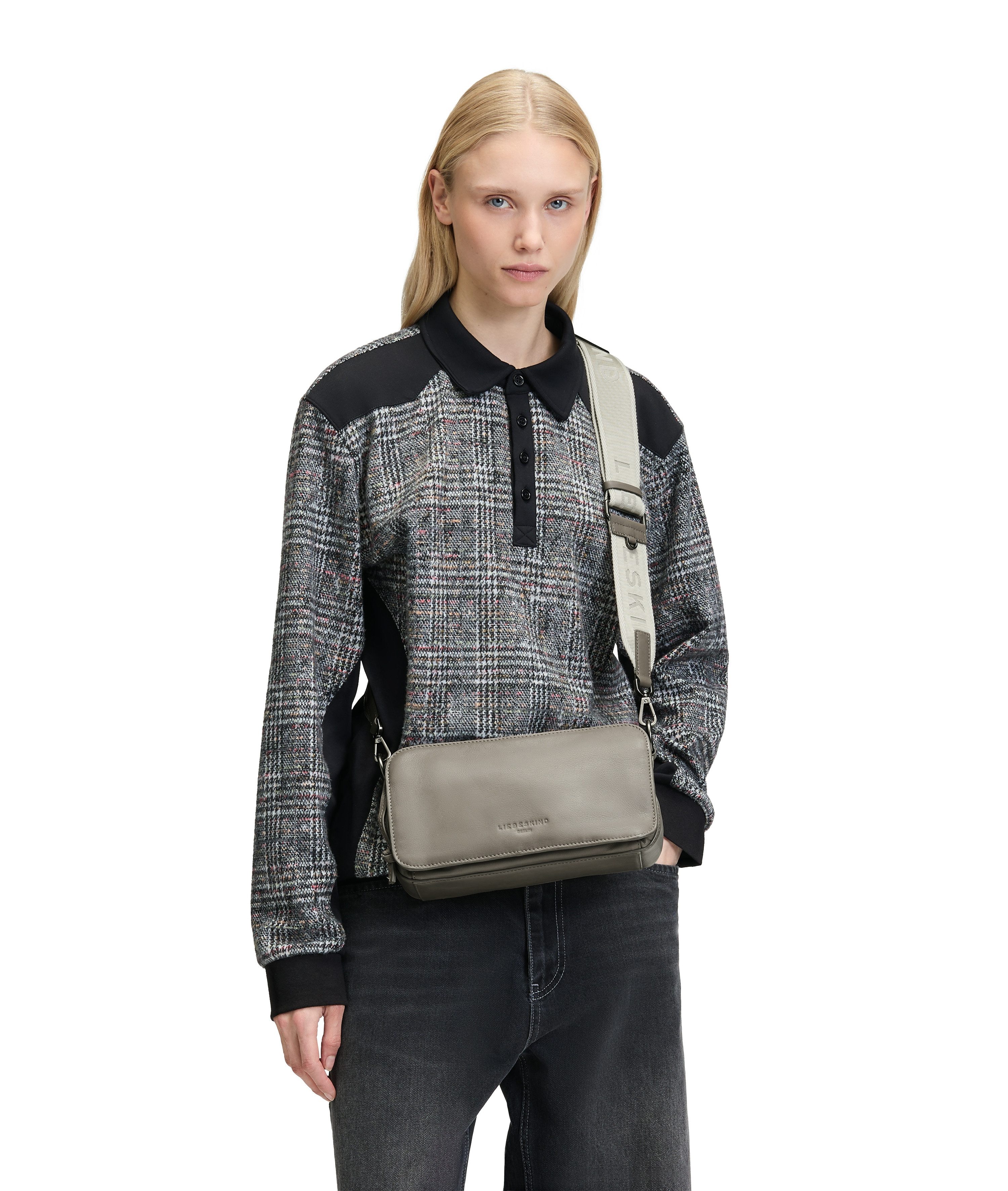 Liebeskind Berlin Schoudertas Crossbody CARRY OVER SHEEP NATURAL