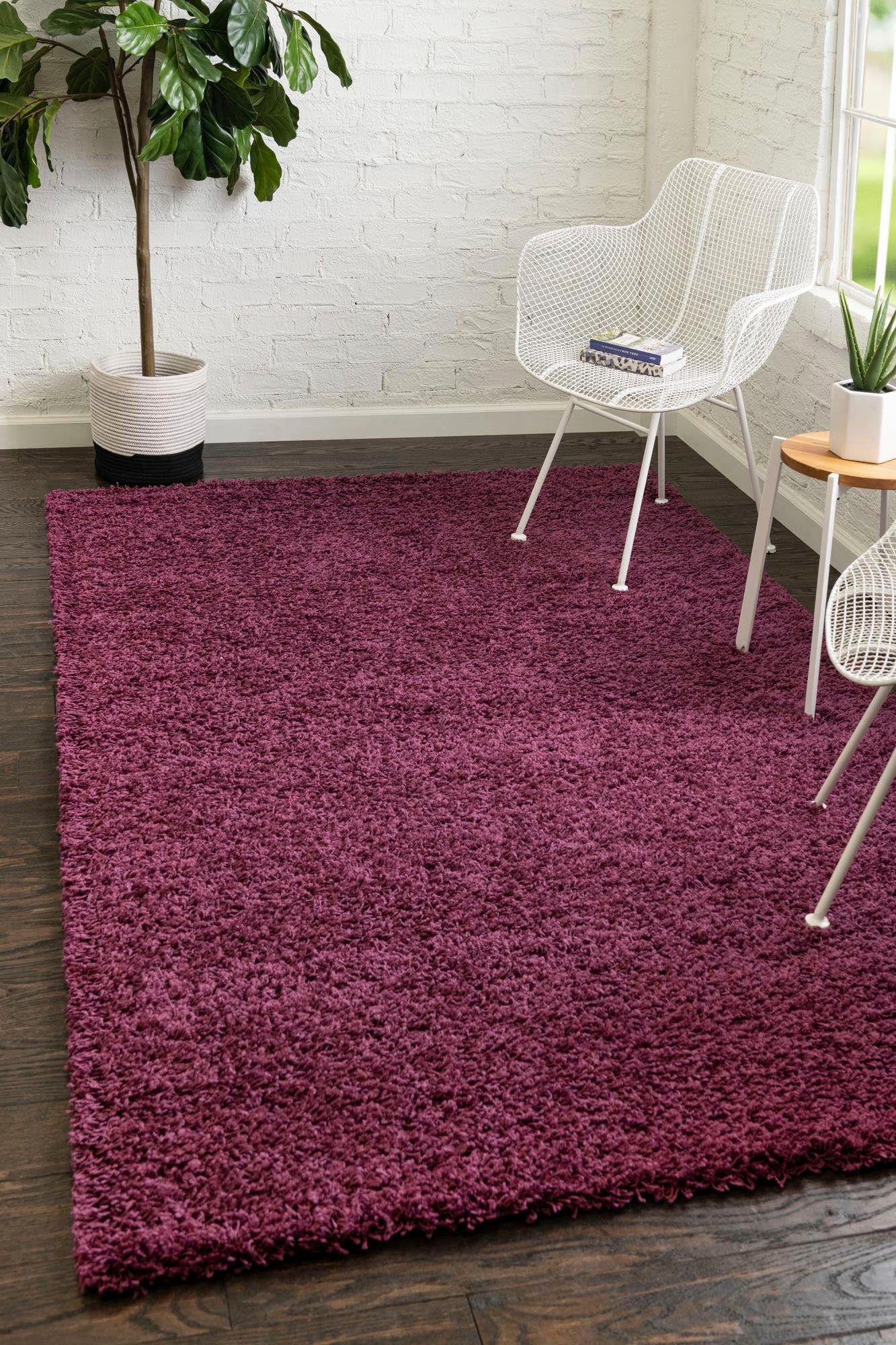 Myflair Möbel & Accessoires Hoogpolig vloerkleed Shaggy Shag, MAGAZIJNOPRUIMING! geweven, unikleurig, ideaal in de woonkamer & slaapkamer