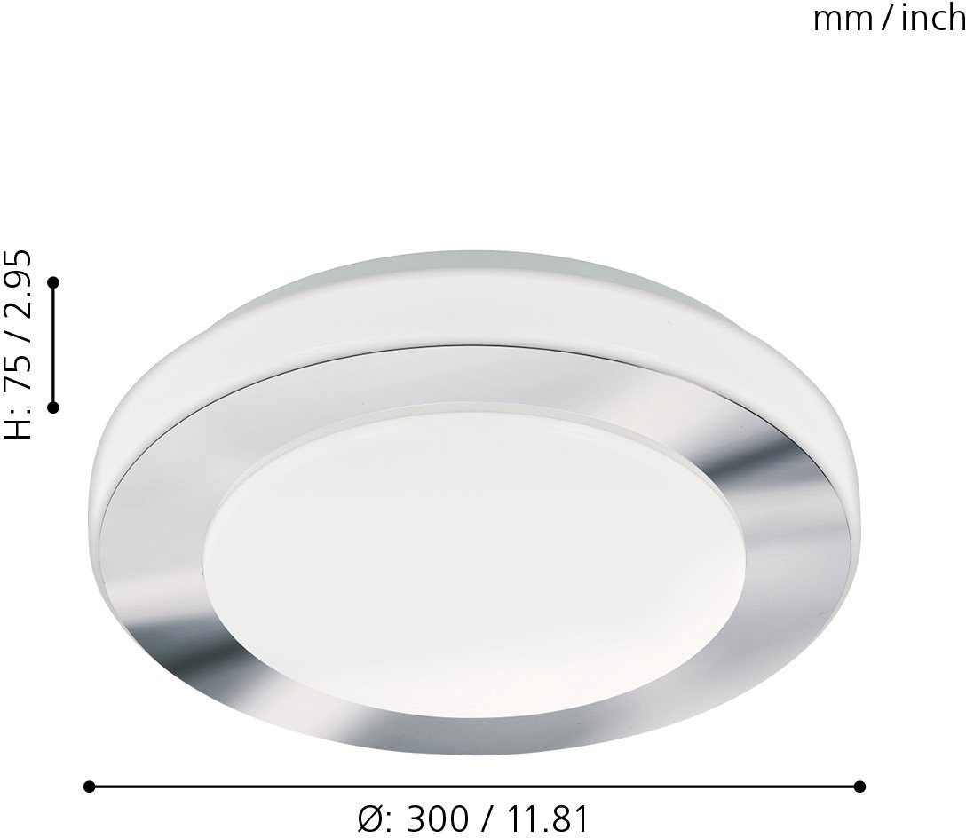 plafonniere DM300 chroom-wit LED CARPI 95282