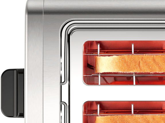 BOSCH Toaster TAT3P420DE DesignLine edelstaal