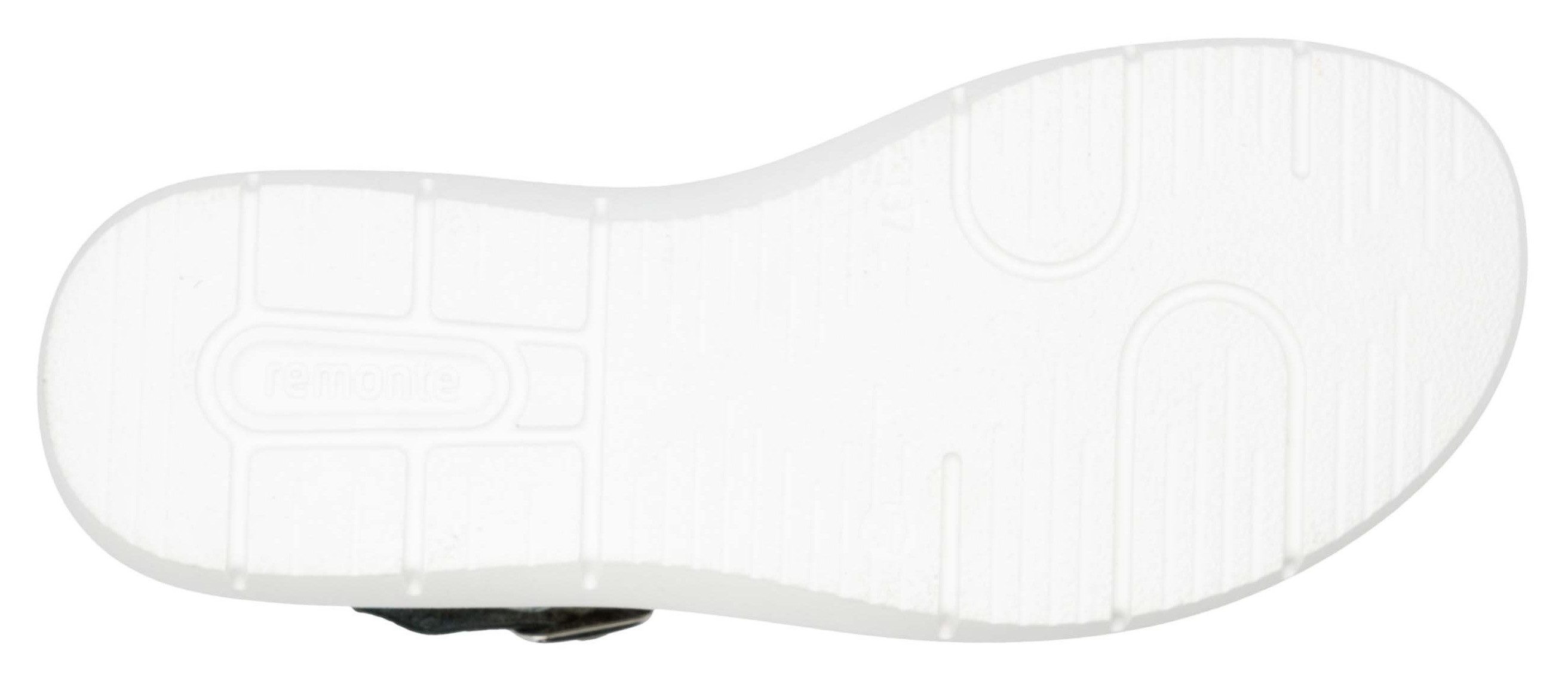 Remonte Sandalen Elisabeth Hurley-Collection , sleehak, zomerschoen, sandaal met kruisbandage