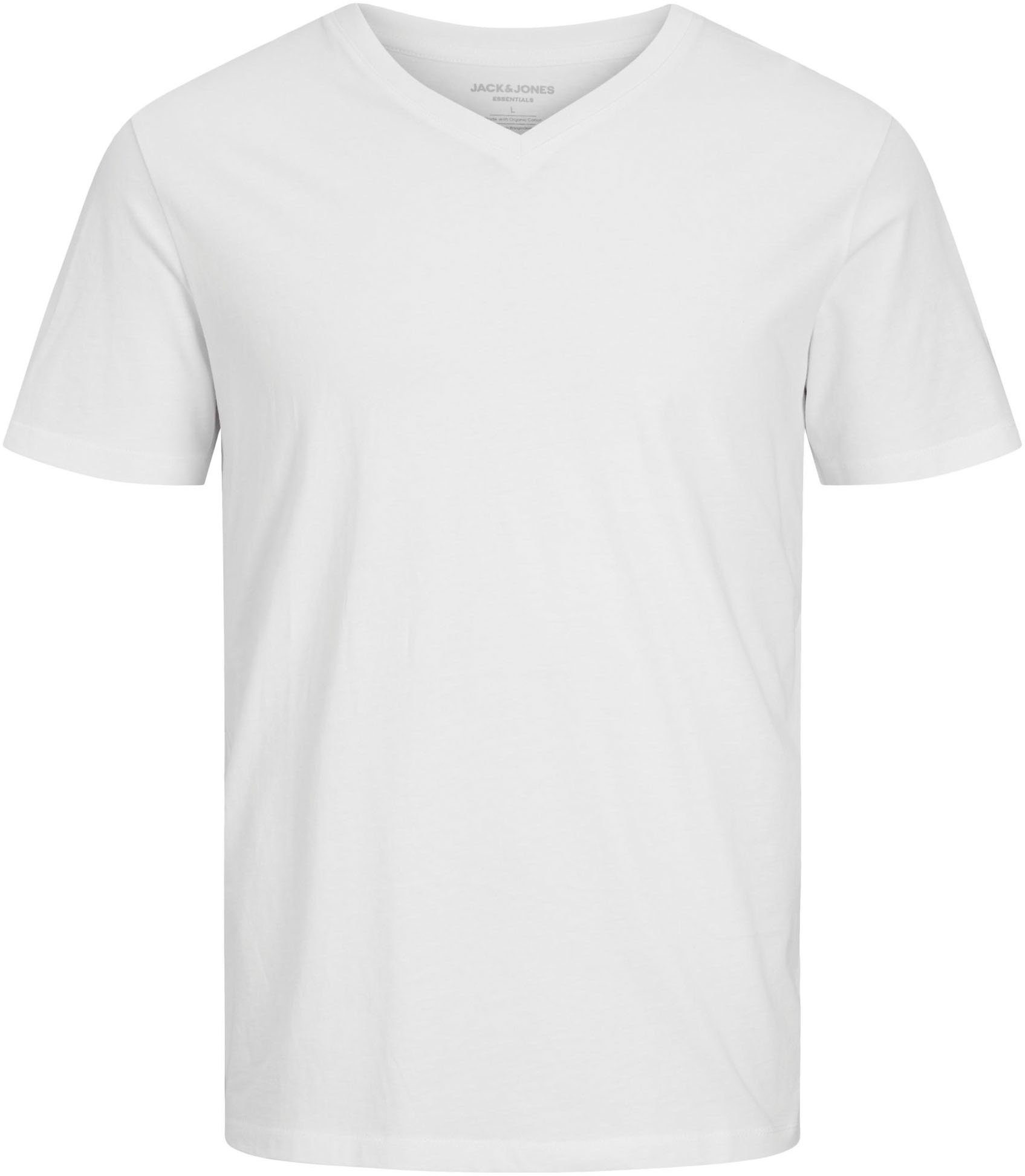 Jack & Jones Shirt met V-hals JJEORGANIC BASIC TEE