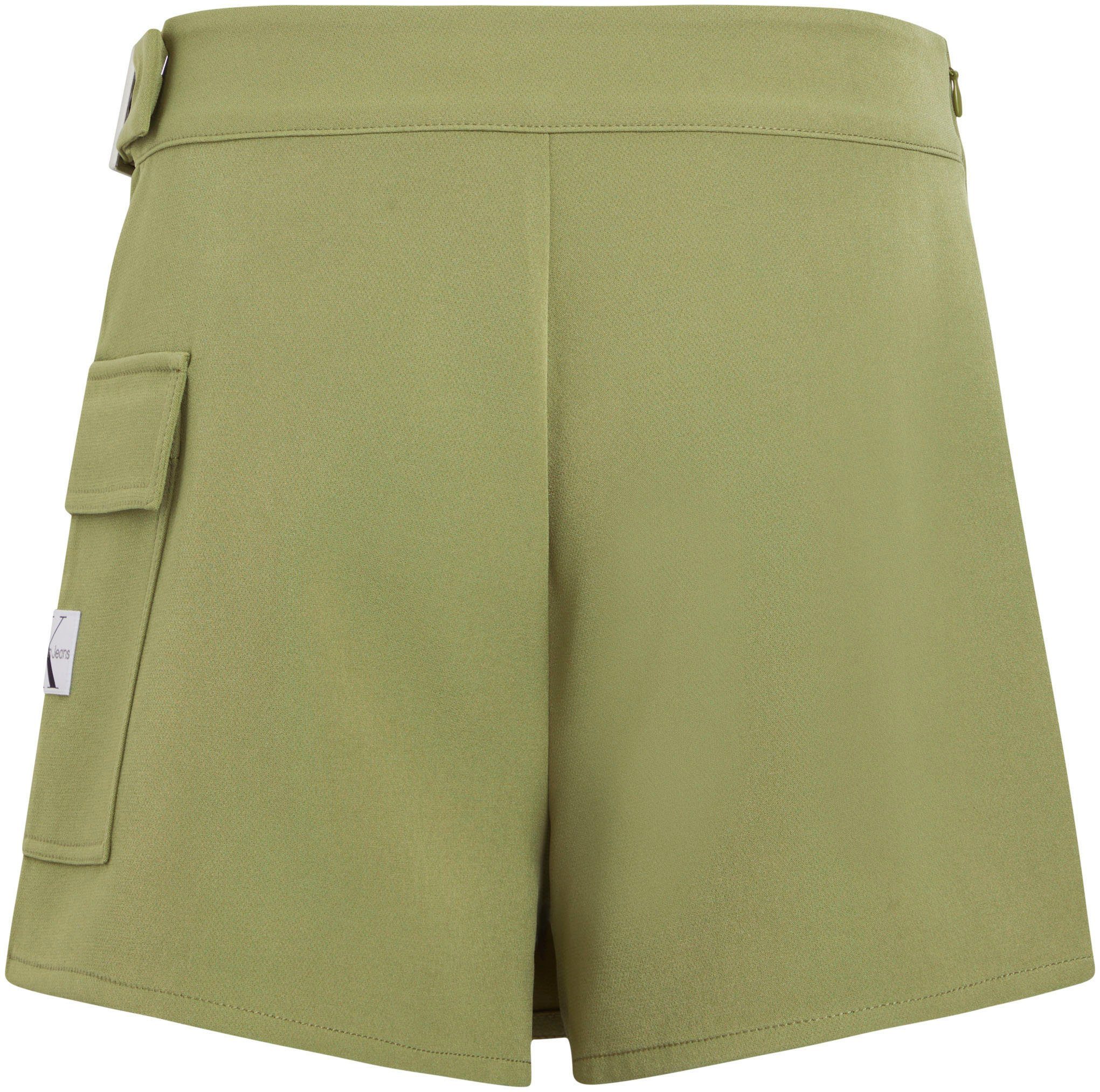 Calvin Klein Short BUCKLE WRAP MINI SKORT