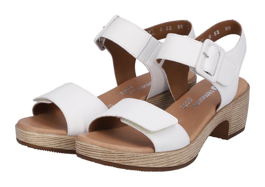 Remonte Sandaaltjes ELLE-Collection , blokhak, zomerschoen, sandaal met klittenbandsluitingen