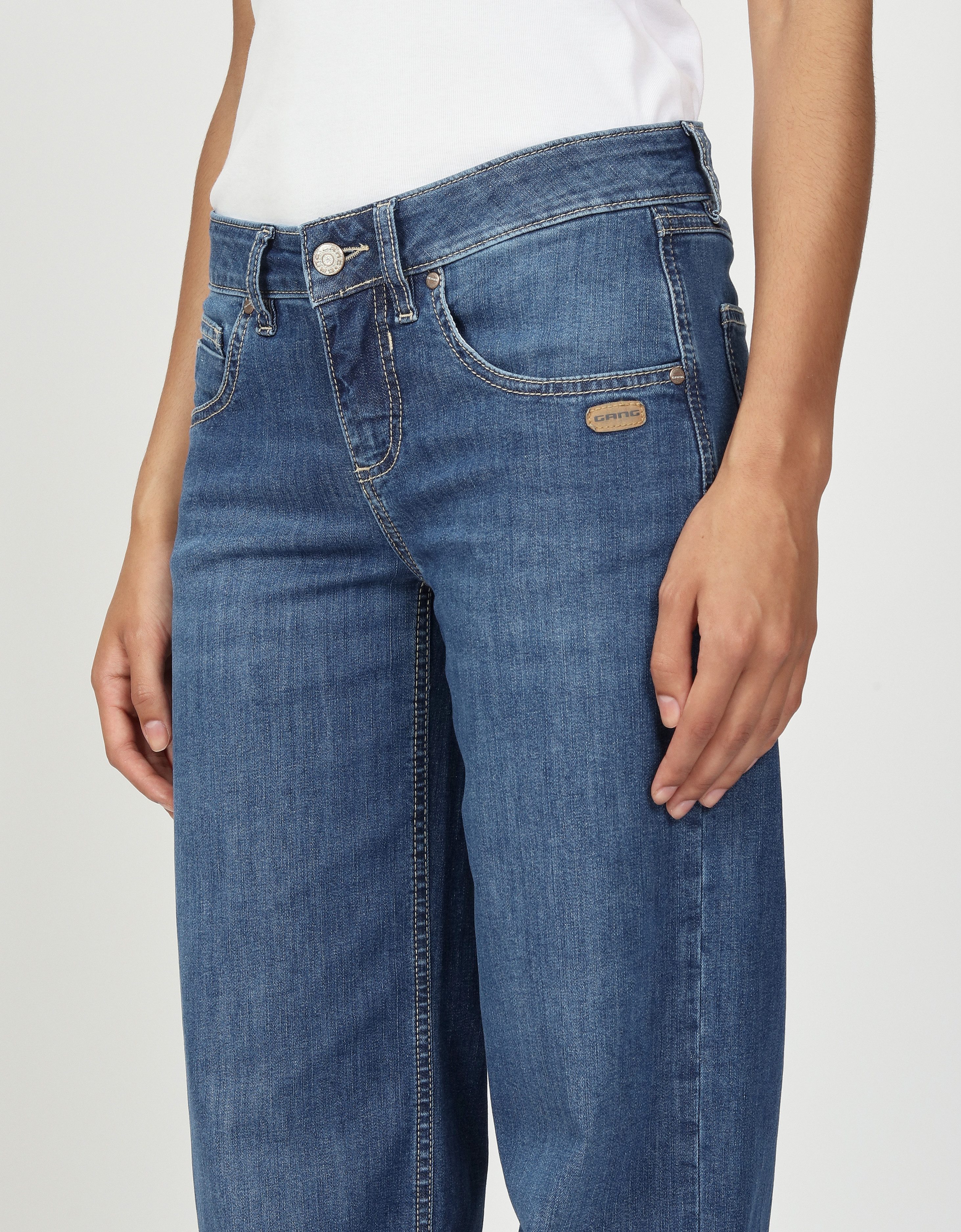 GANG Straight jeans 94RIVER met extra kleine achterzak