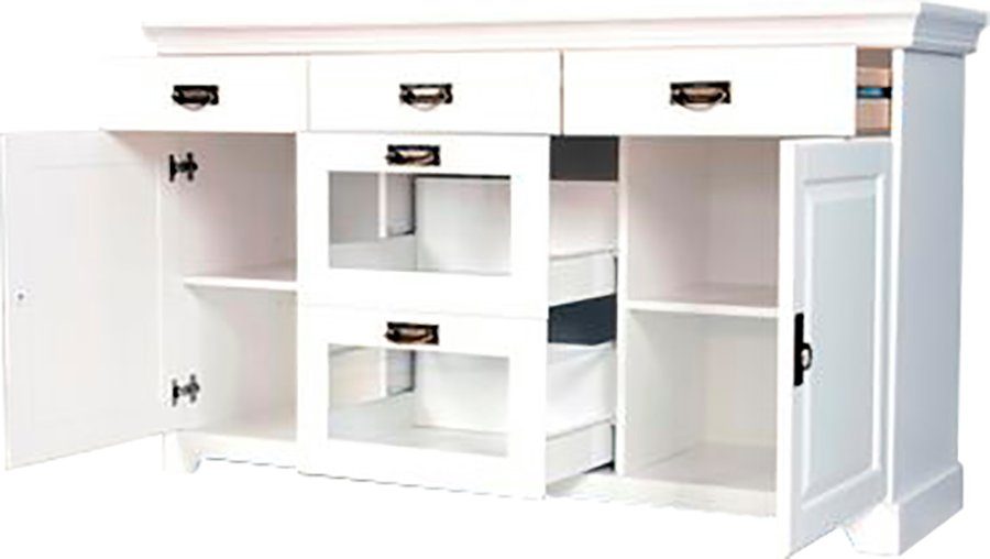 Home affaire Dressoir Rügen Commode van massief dennenhout, FSC®, breedte 145 of 180 cm