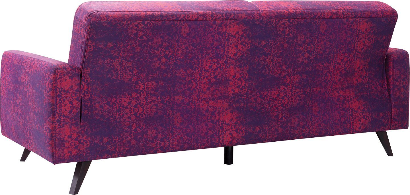 exxpo - sofa fashion 3-zitsbank Side, trendy bekledingsstof, geweldig zit- en ligcomfort, slaapbank