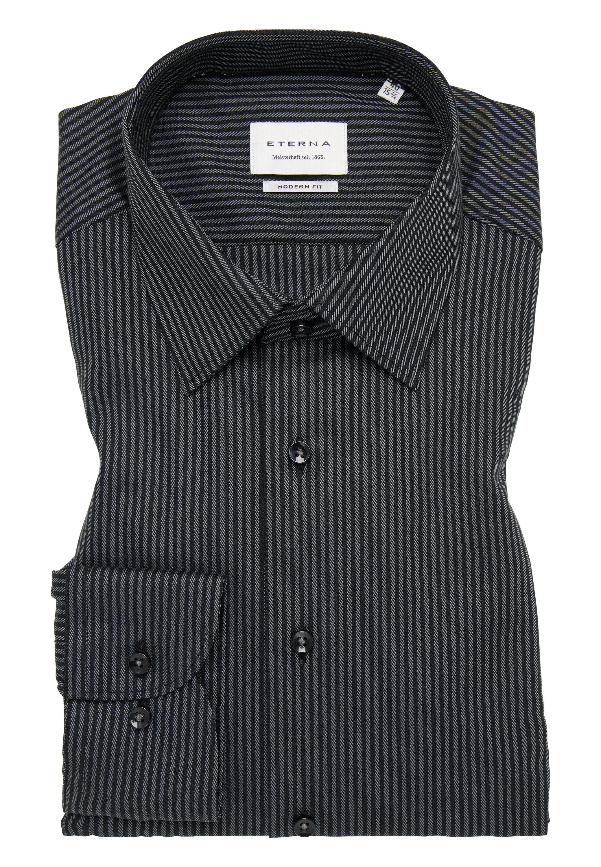 Eterna Overhemd met lange mouwen MODERN FIT NON IRON (strijkvrij)