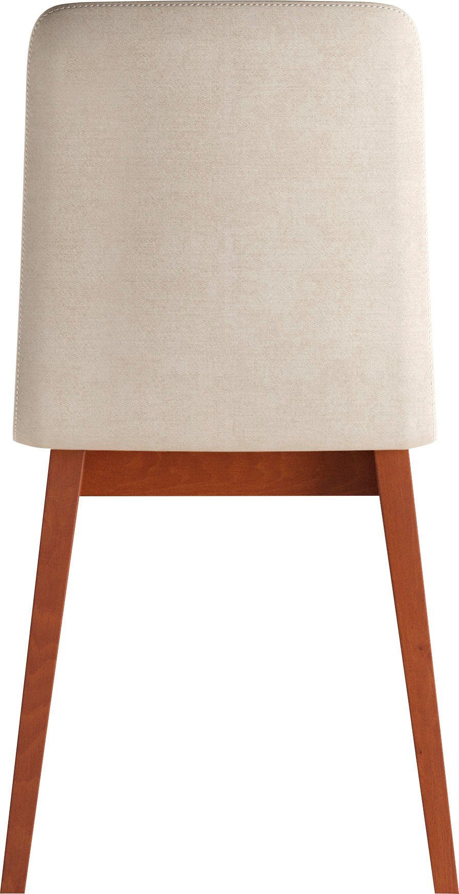 INOSIGN Stoel Sandy met verschillende stoelpootkleuren en kleurvarianten, zithoogte 47 cm (2 stuks)