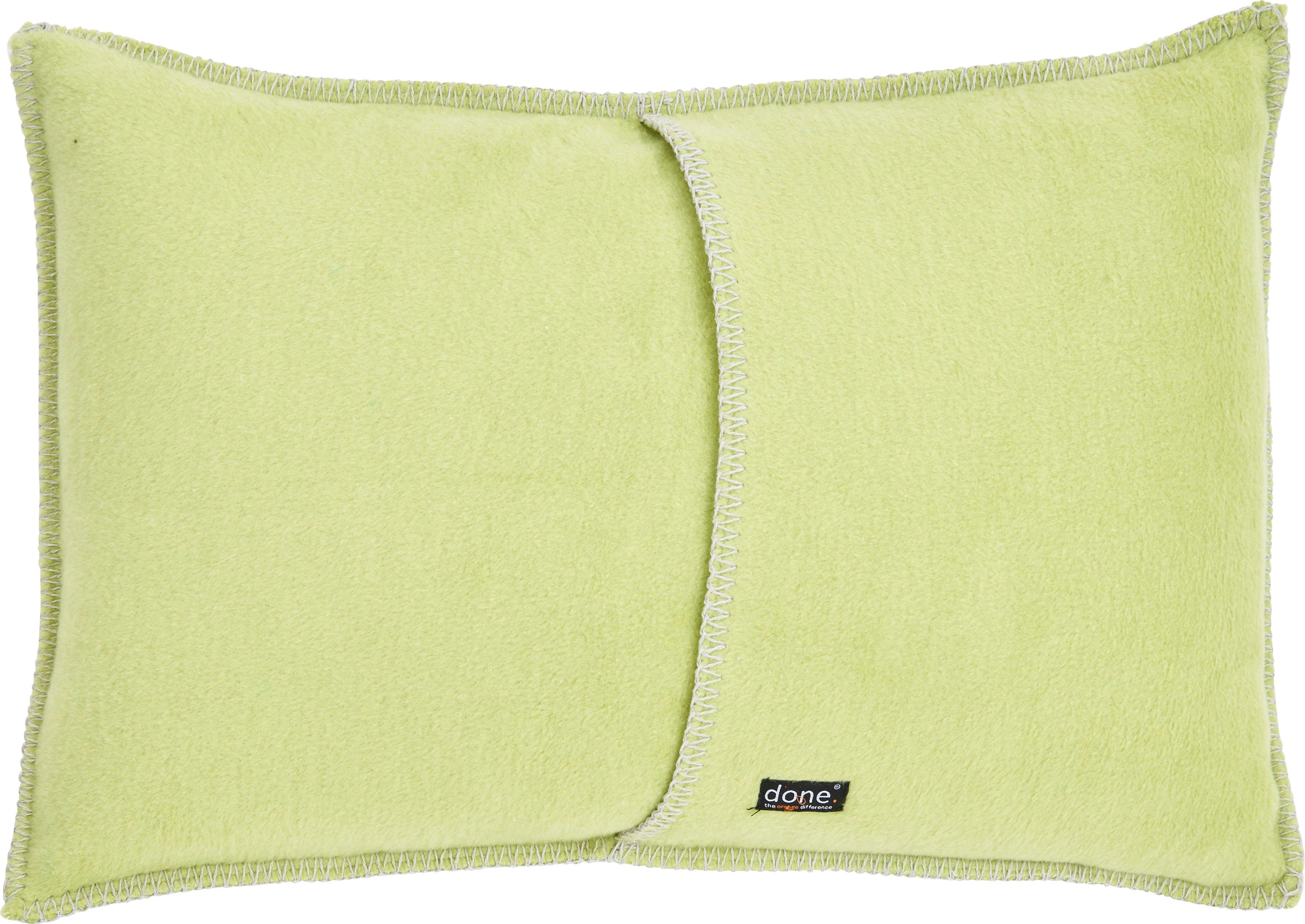 done.® Sierkussen COZY unikleur, hotelsluiting, kussenovertrek zonder vulling(1 stuk)