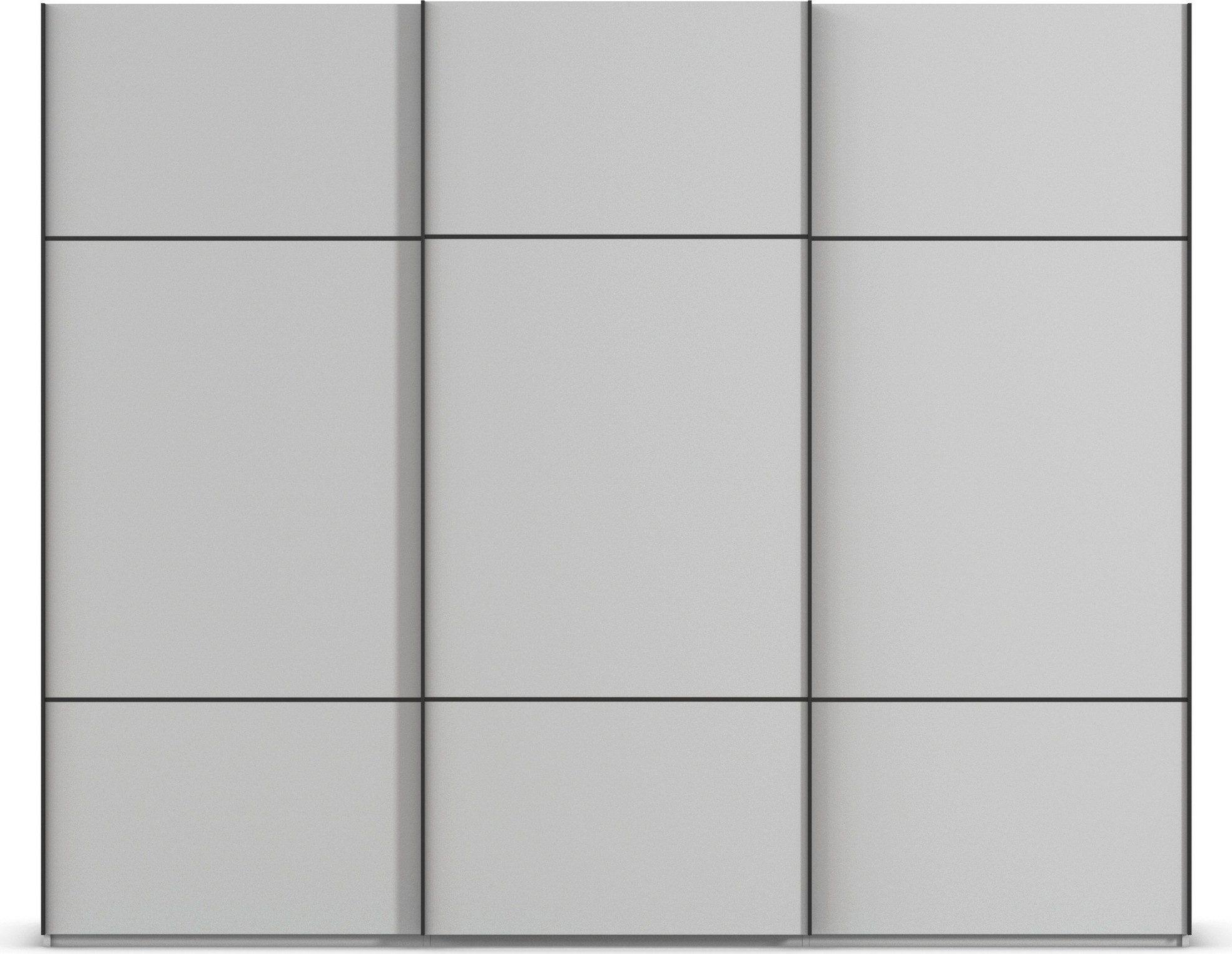 rauch Schuifdeurkast Kledingkast kast garderobe slaapkamerkast SCALE-TRIO edel drievoudig front, 2 sierlijsten in grepen kleur made in germany
