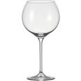 leonardo rodewijnglas cheers voor wijn, 750 ml, 6-delig (set) wit
