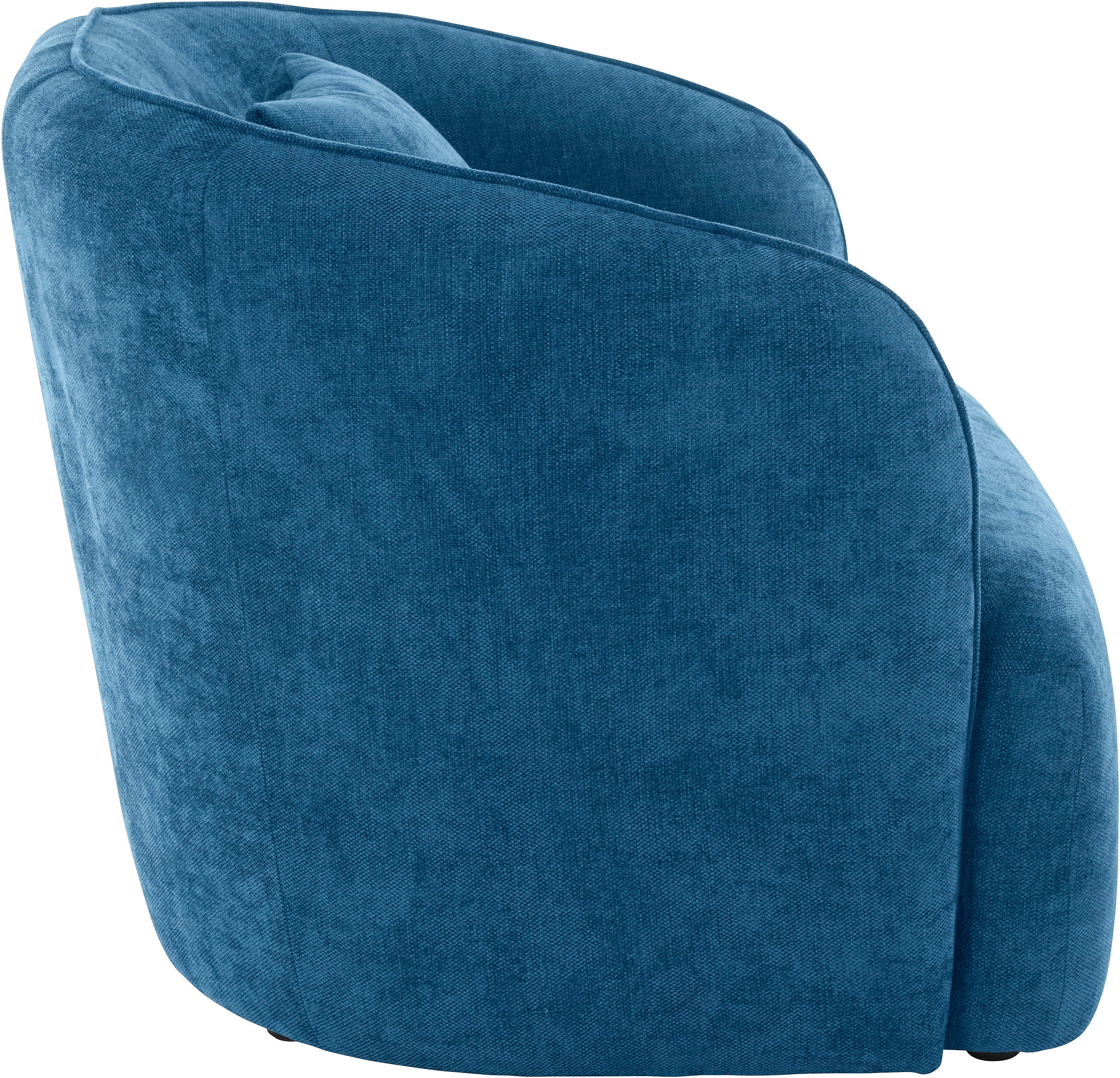 andas Fauteuil Kreukelzone ook met bouclé-bekleding