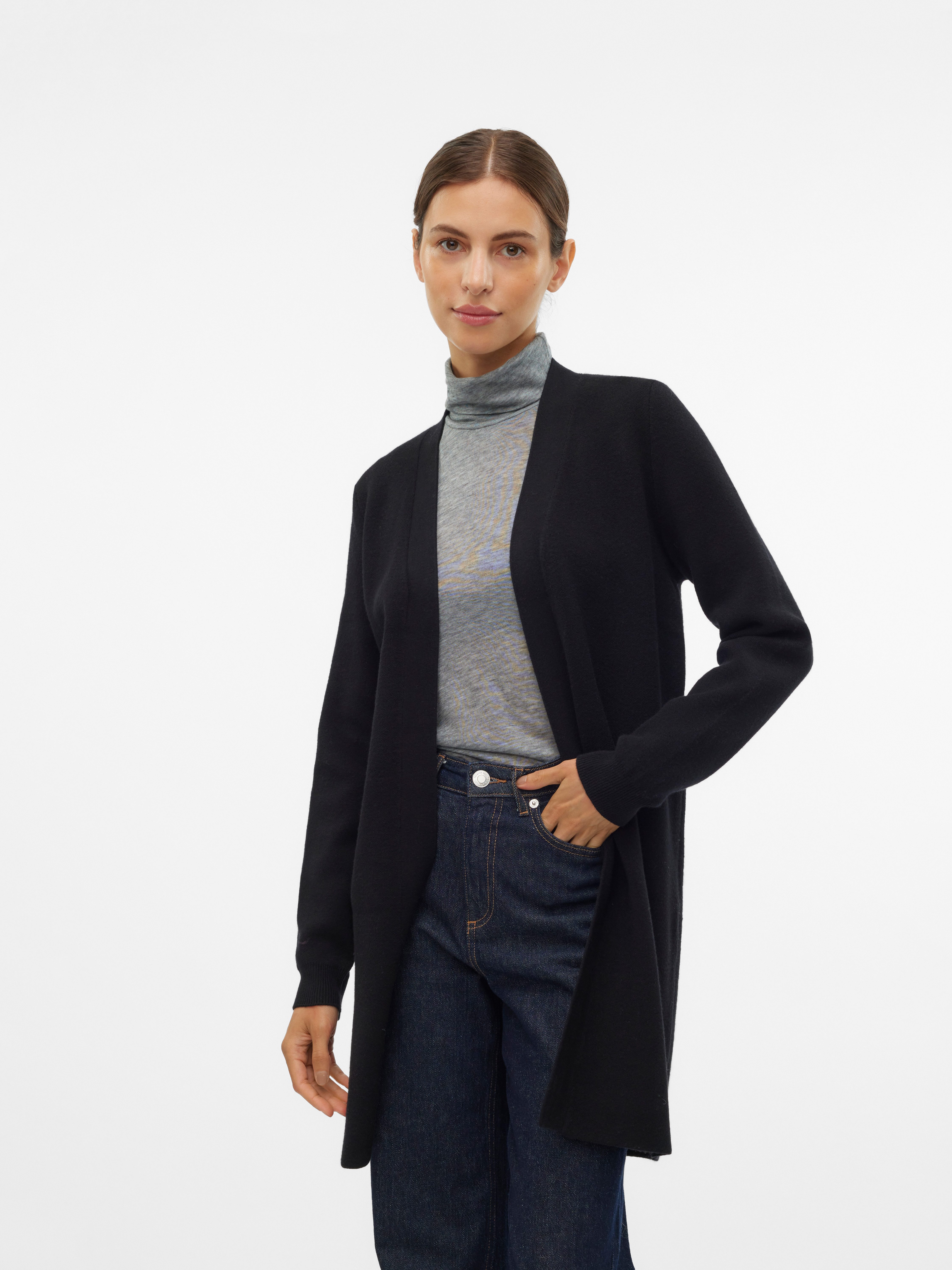 Vero Moda Vest VMNANCY LS OPEN CARDIGAN BOO