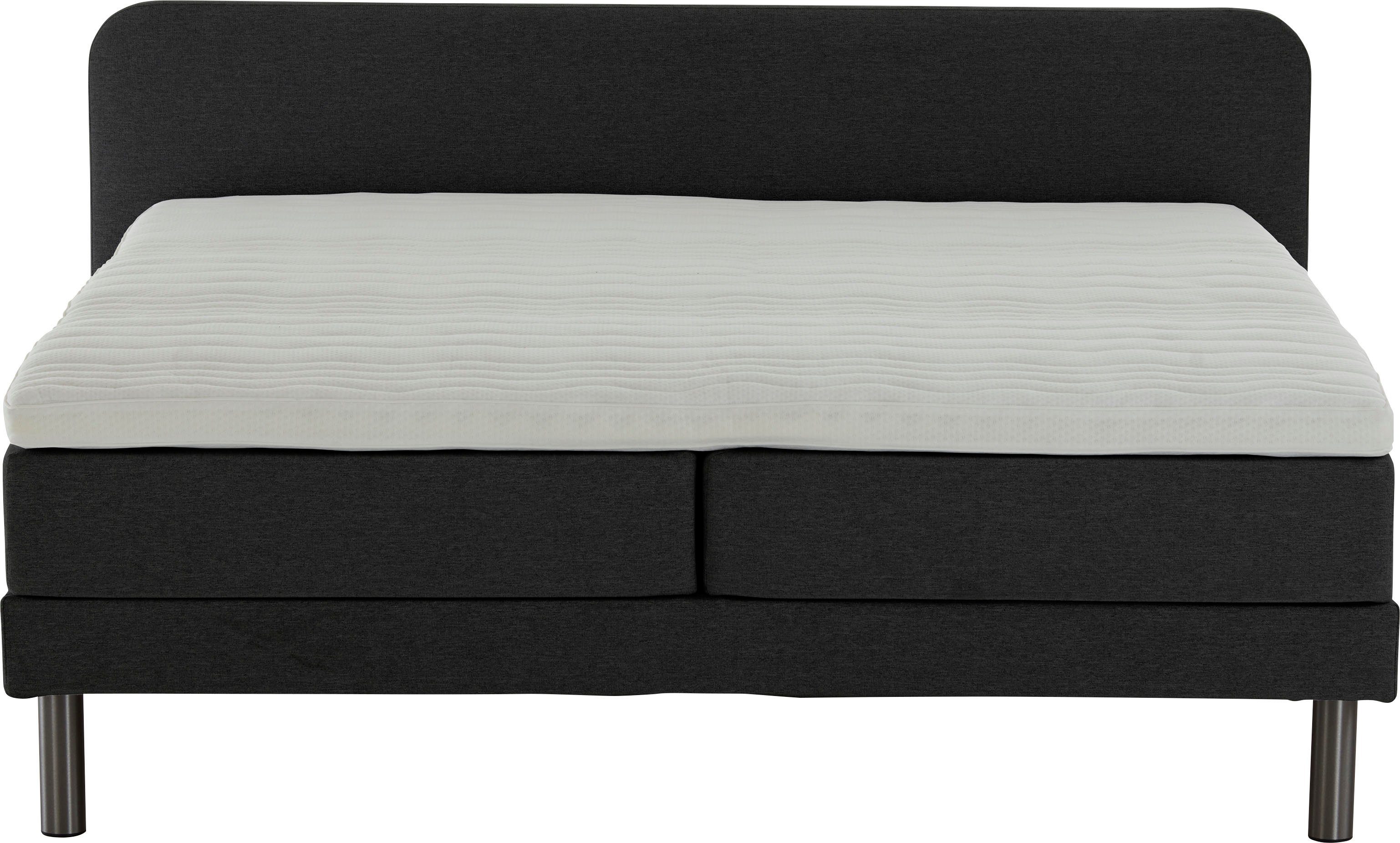 ATLANTIC home collection Boxspring CAROLA met 7-zones-pocketveringsmatras en topmatras van comfortschuim