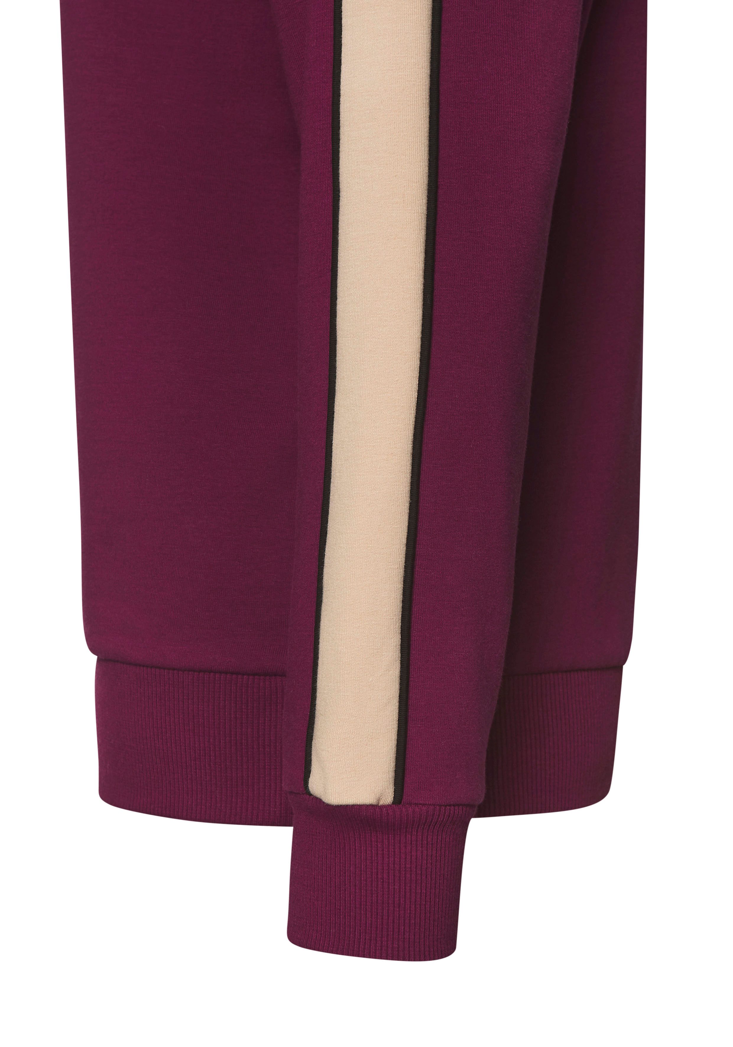 s.Oliver RED LABEL Beachwear Hoodie met contrasterende accenten, loungewear (1-delig)