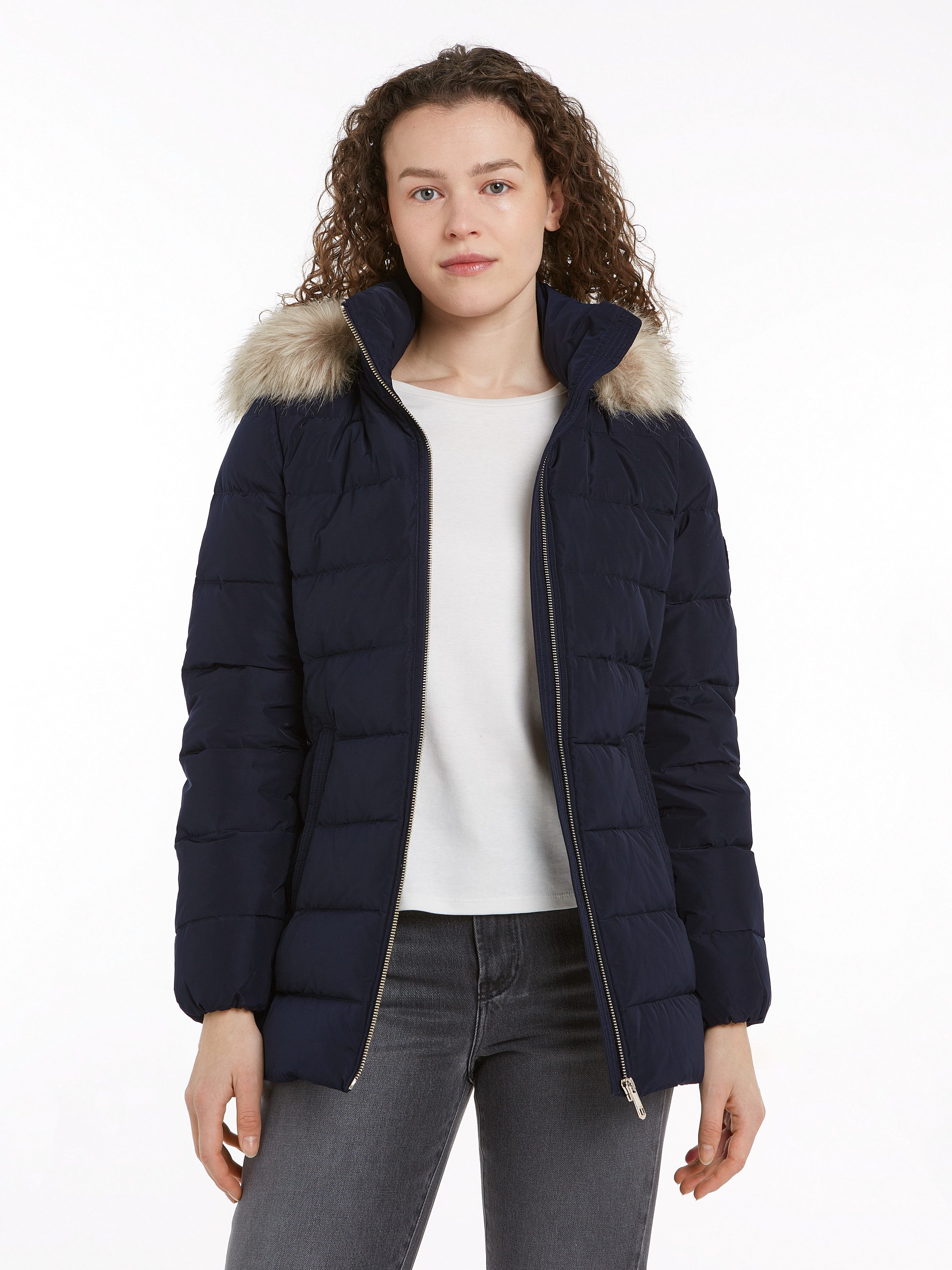 Tommy Hilfiger Gewatteerde jas met logopatch