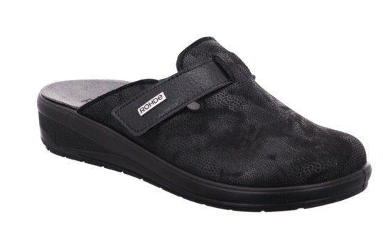 Rohde Pantoffels Catania pantoffel, slippers, klomp met klittenbandjes