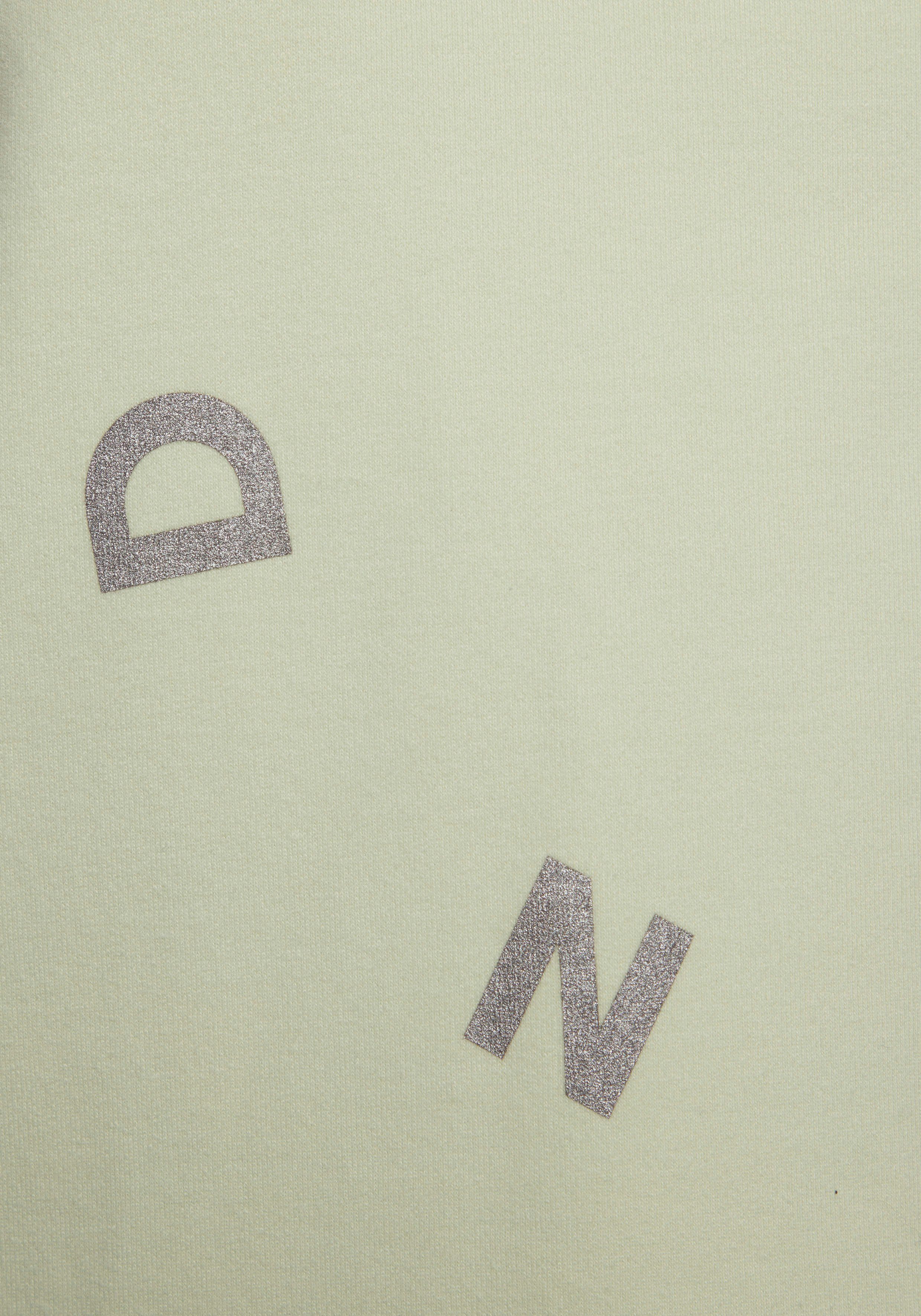 Elbsand Hoodie Darisa met logoprint voor, hoodie, sportief-casual