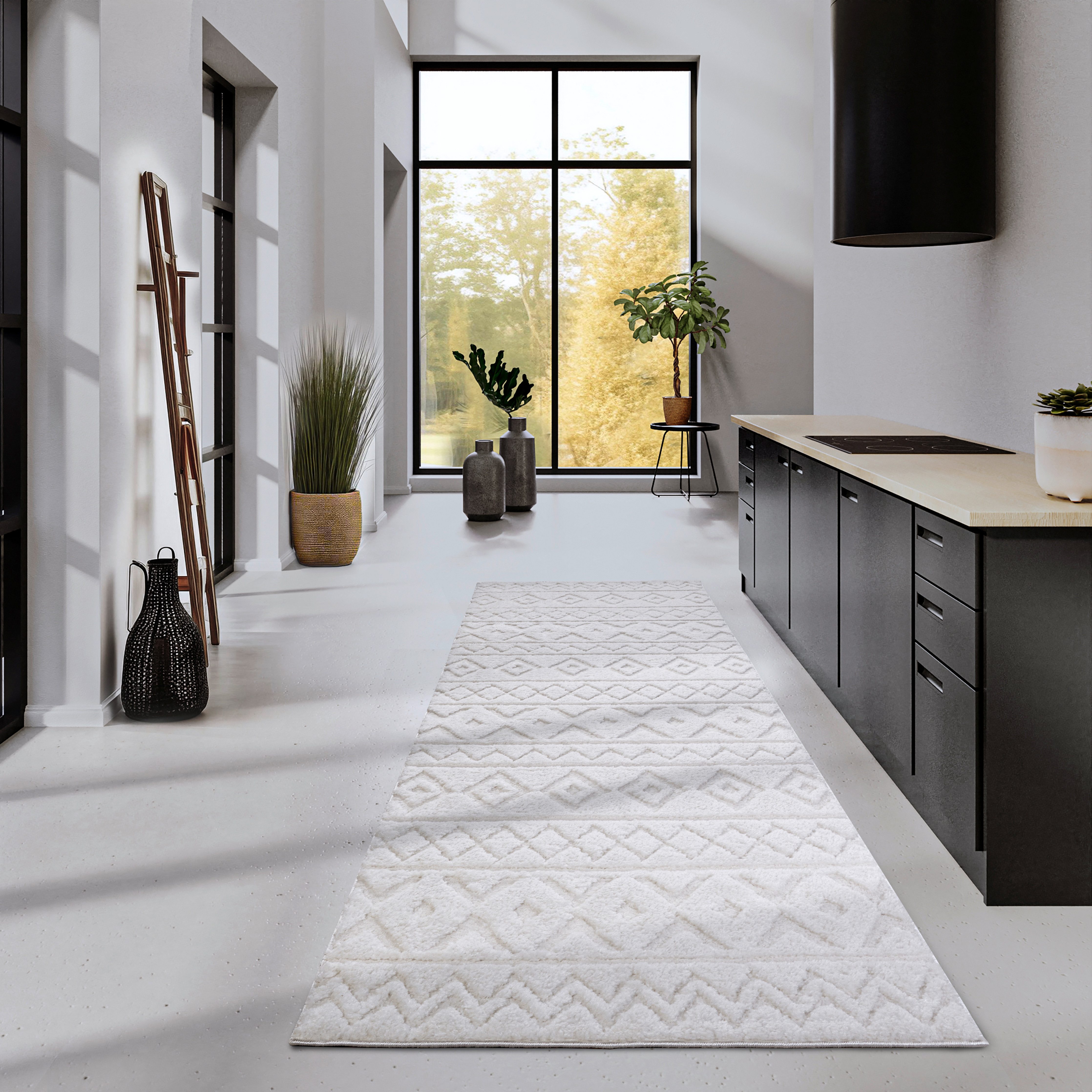 ELLE DECORATION Design-vloerkleed Itinerance Hoogpolig, shaggy, loper, zacht, langpolig, modern, hoog-laag effect
