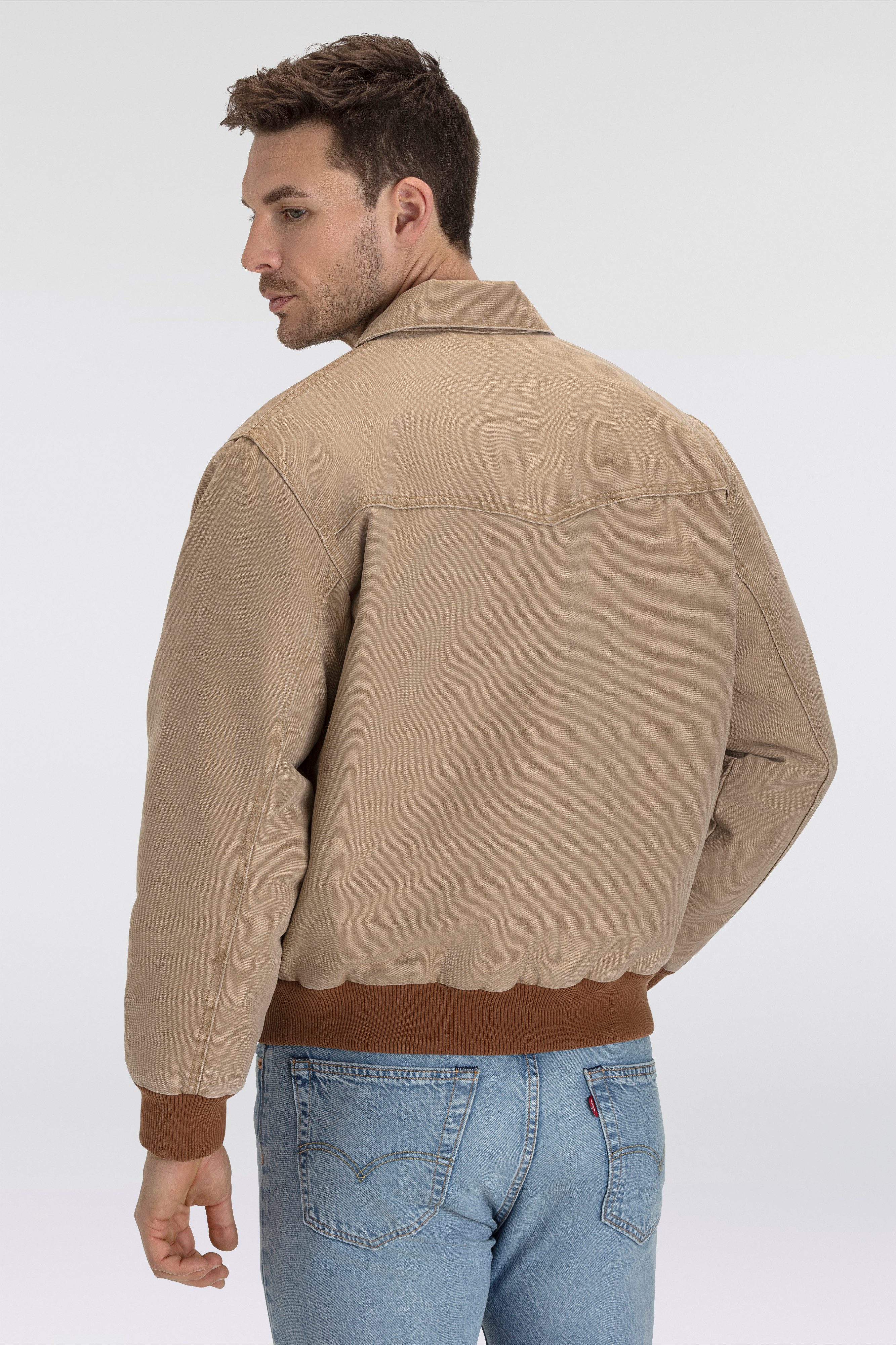 Levi's® Jeansjack met ribboorden