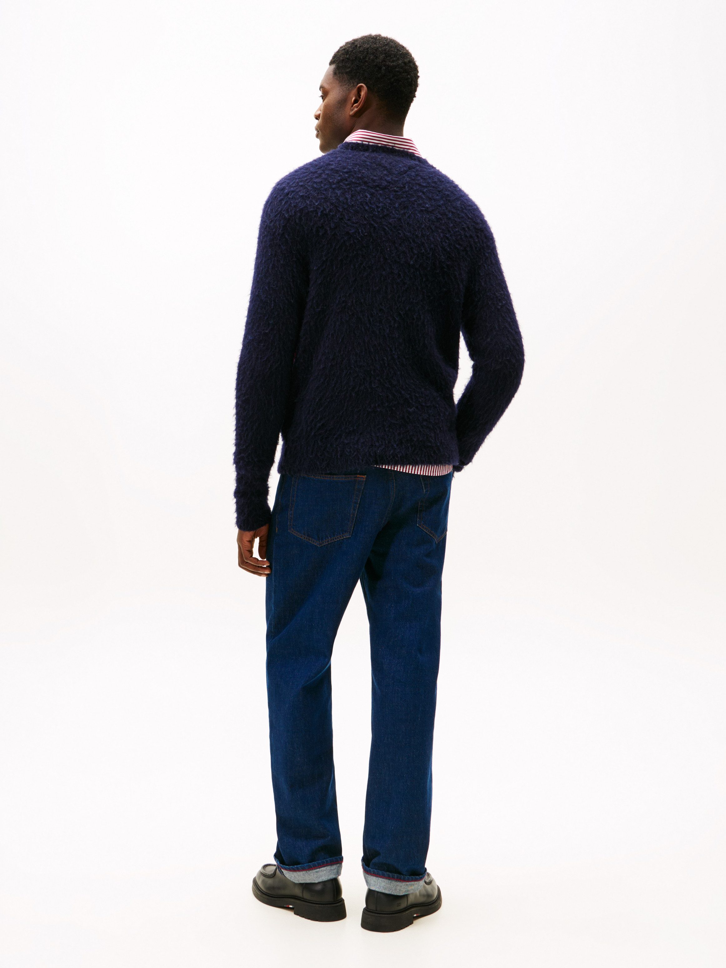 Tommy Hilfiger Gebreide trui ALPACA BLEND BIG FLAG CREW NECK