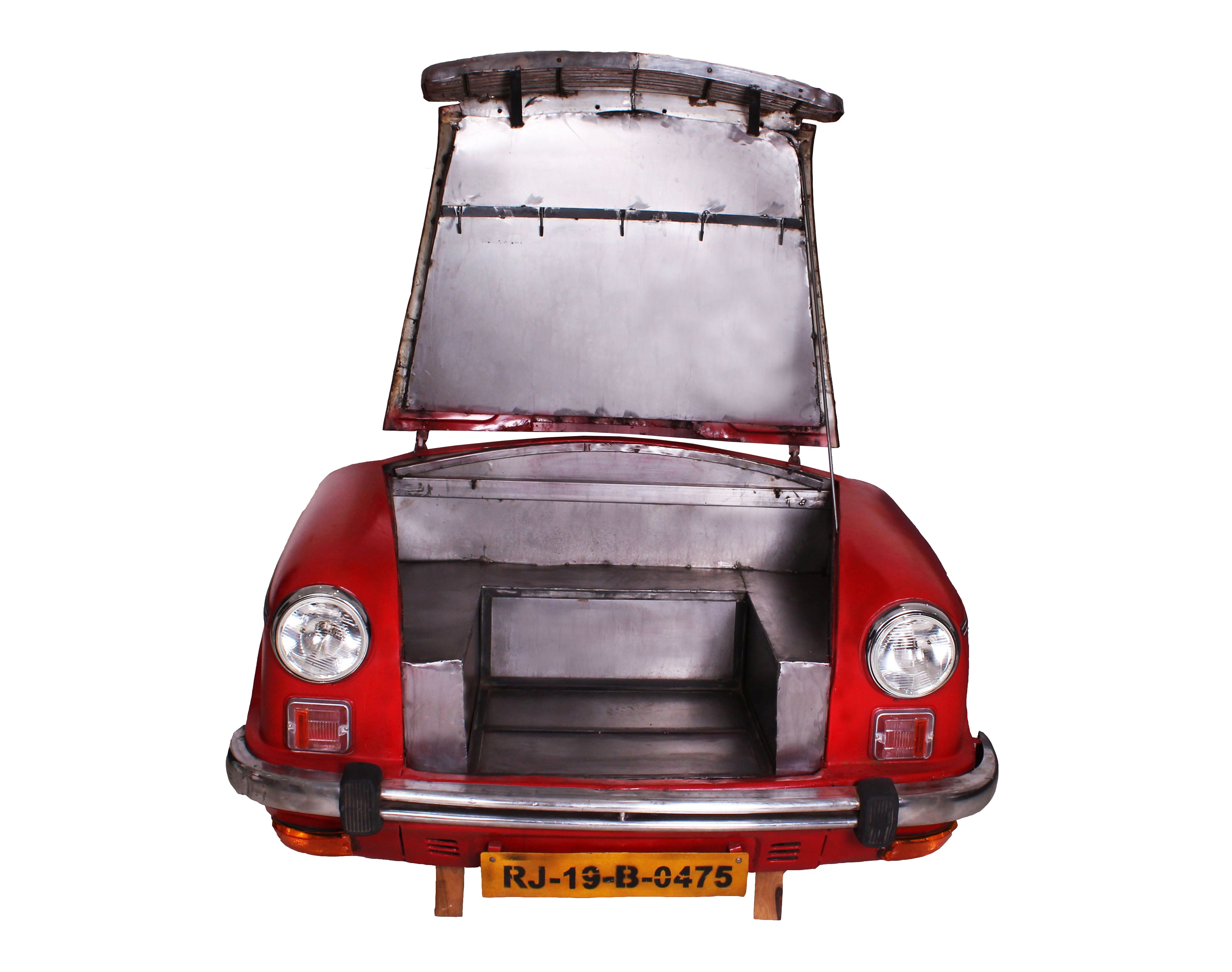 SIT Meubelpaneel Gerecycleerde auto-voorkant, binnen met een roestvrijstalen gasgrill (2 stuks)