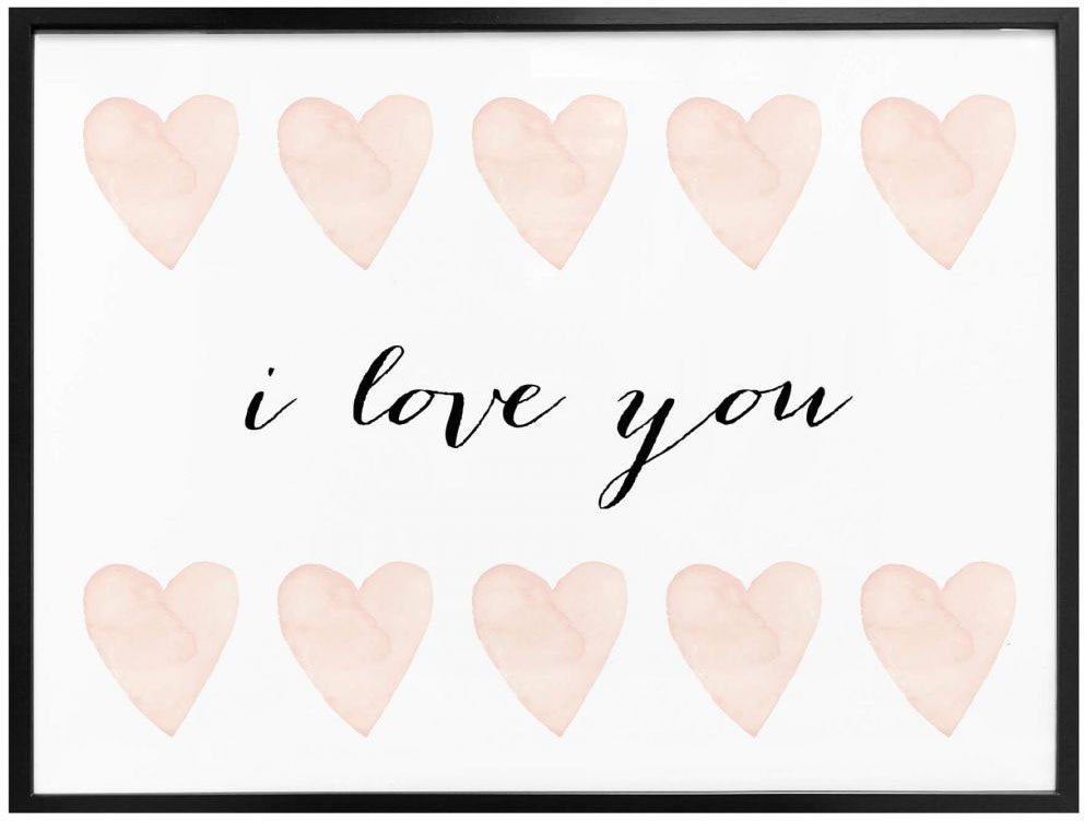 Wall-Art poster I love you