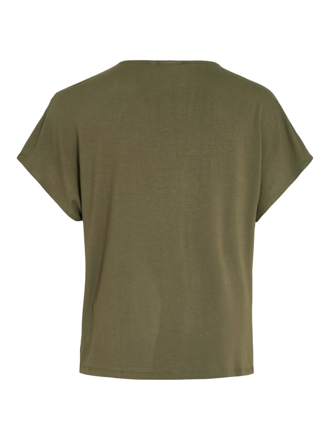 Vila Shirt met V-hals VIELLETTE V-NECK S S SATIN TOP NOOS