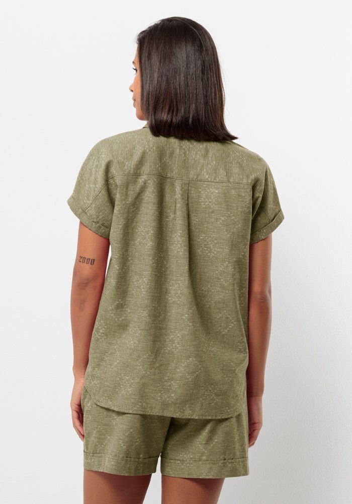 Jack Wolfskin Blouse met korte mouwen KARANA SHIRT W
