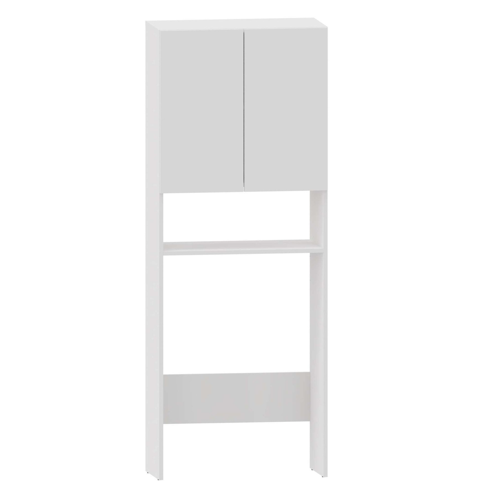 Home affaire Kast voor wasmachine Wisla met 2 deuren, breedte 68 cm, hoogte 180 cm ombouwkasten wit