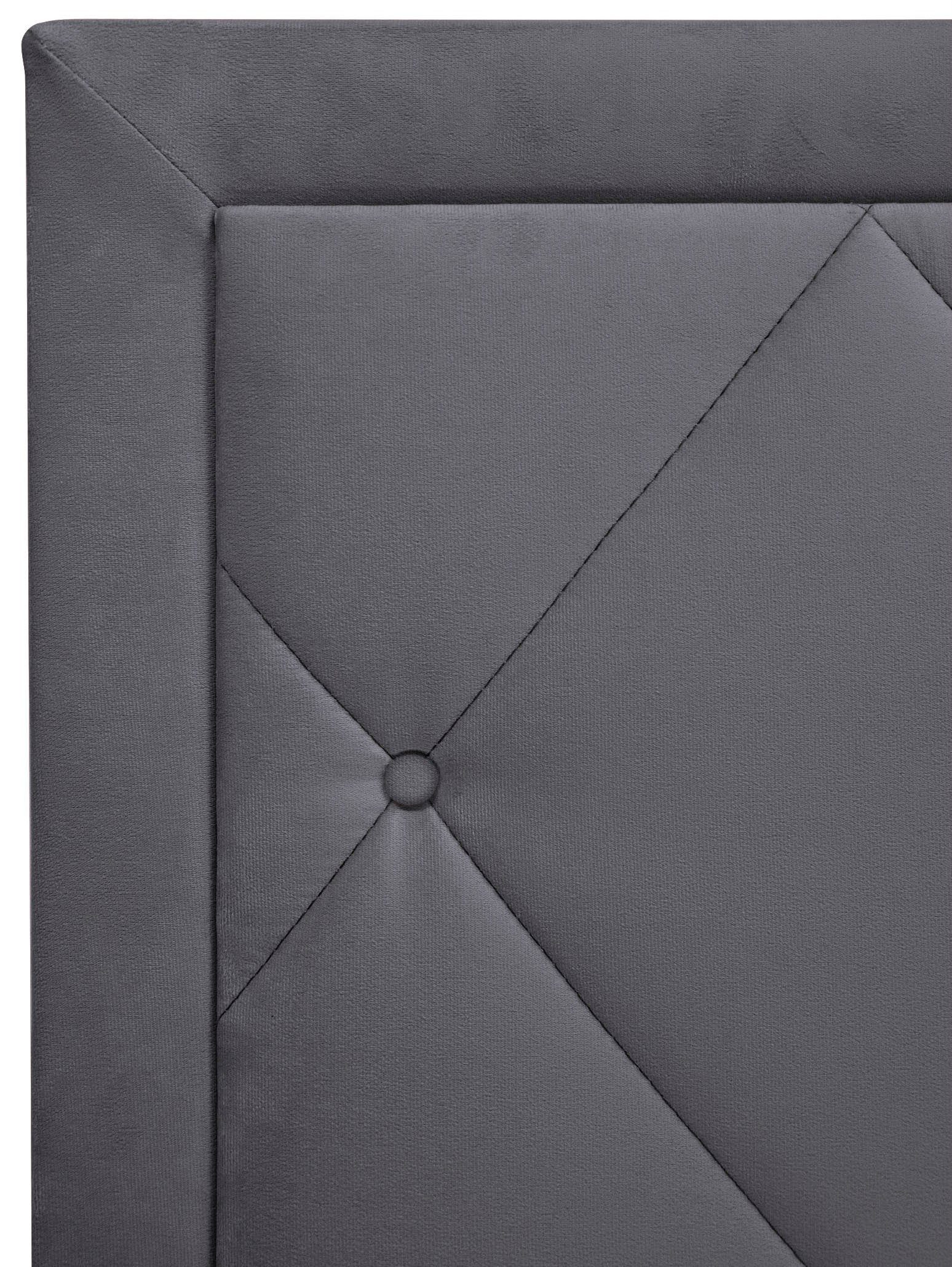Leonique Boxspring Alfie, bestseller! Inclusief bedlade & topper Optioneel met knoopstiksels of strassstenen, H2, H3 en H4 verkrijgbaar